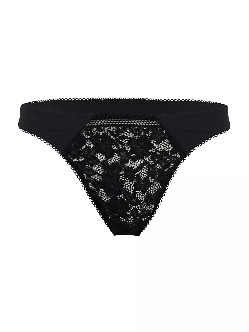 Женские Трусы Wolford Mid-Rise Lace Thong Wolford