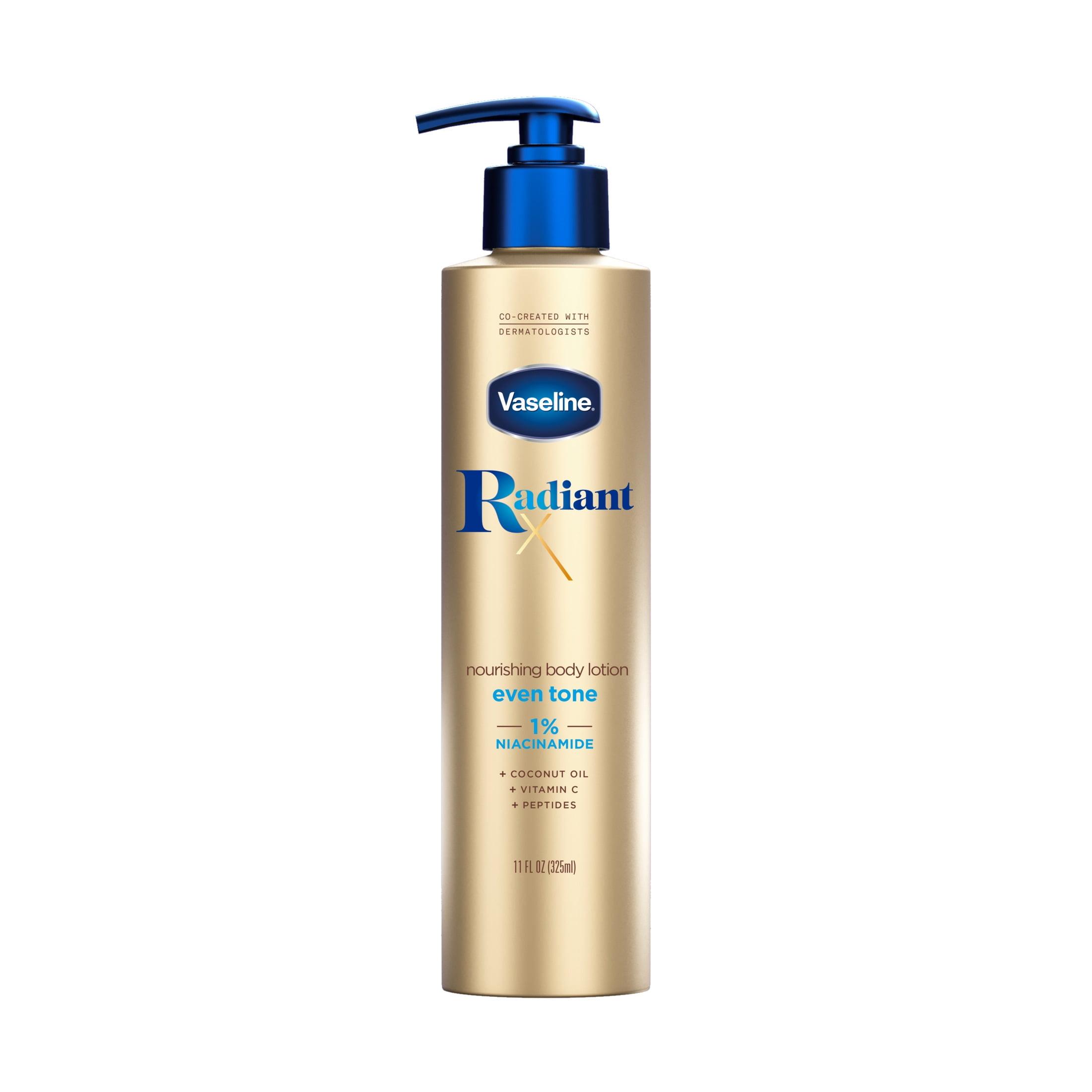 Vaseline Radiant X Even Tone Nourishing Coconut Oil Body Lotion for Dry Skin, 11 oz Vaseline