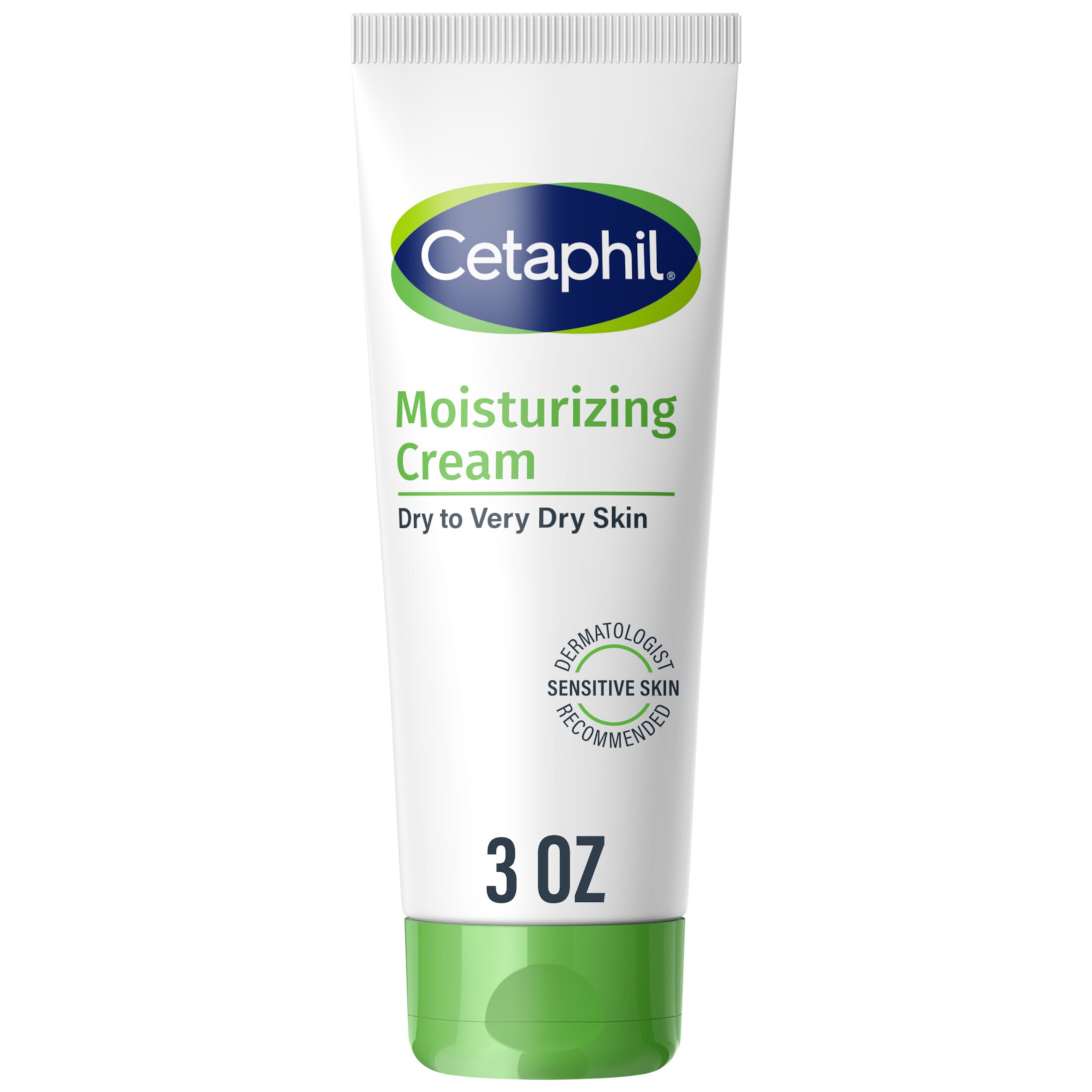 Cetaphil Moisturizing Cream for Very Dry to Dry Skin, Unscented, 3 fl oz Cetaphil