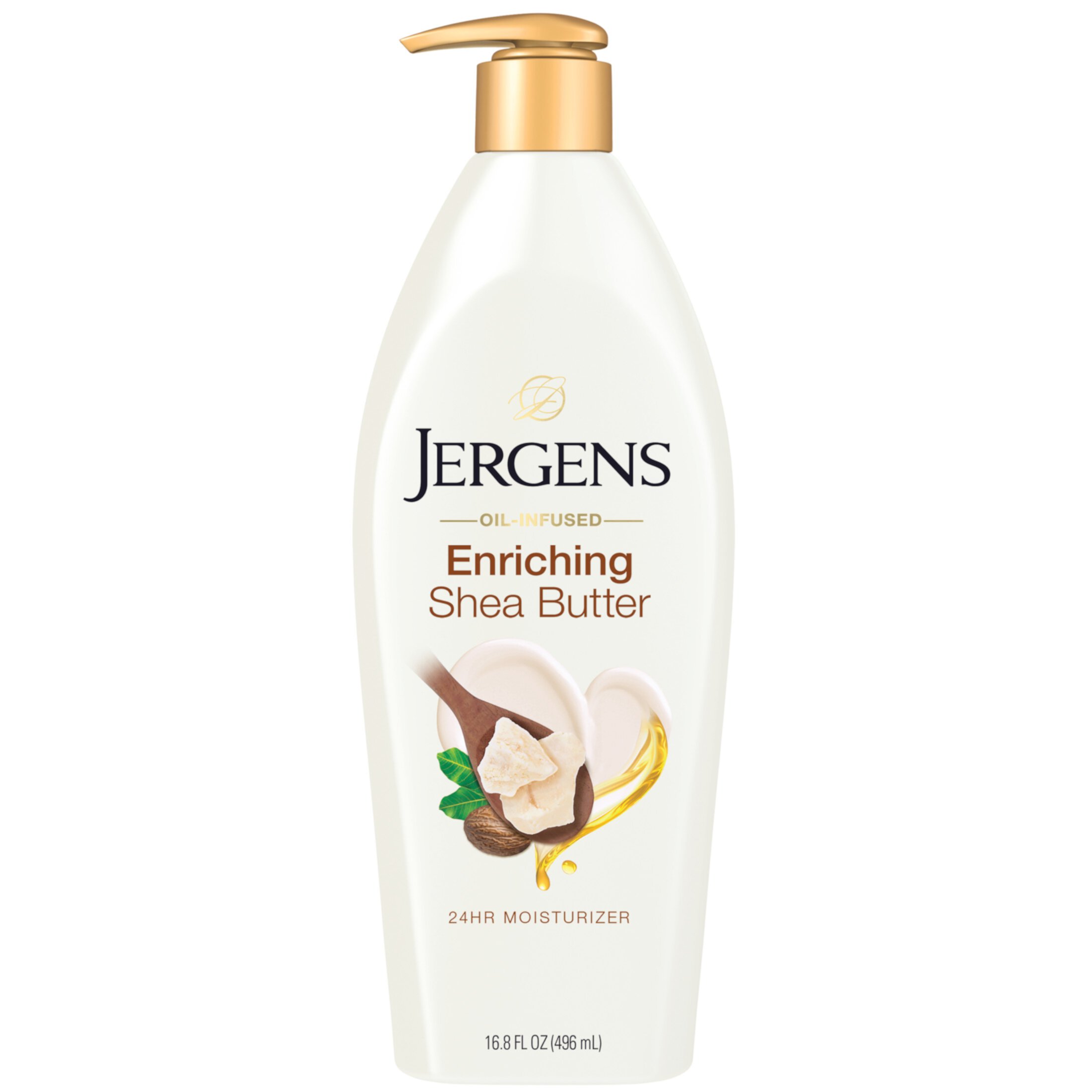 Jergens Shea Butter Butter Hand and Body Lotion, Dry Skin, Dermatologist Tested, 16.8 oz Jergens