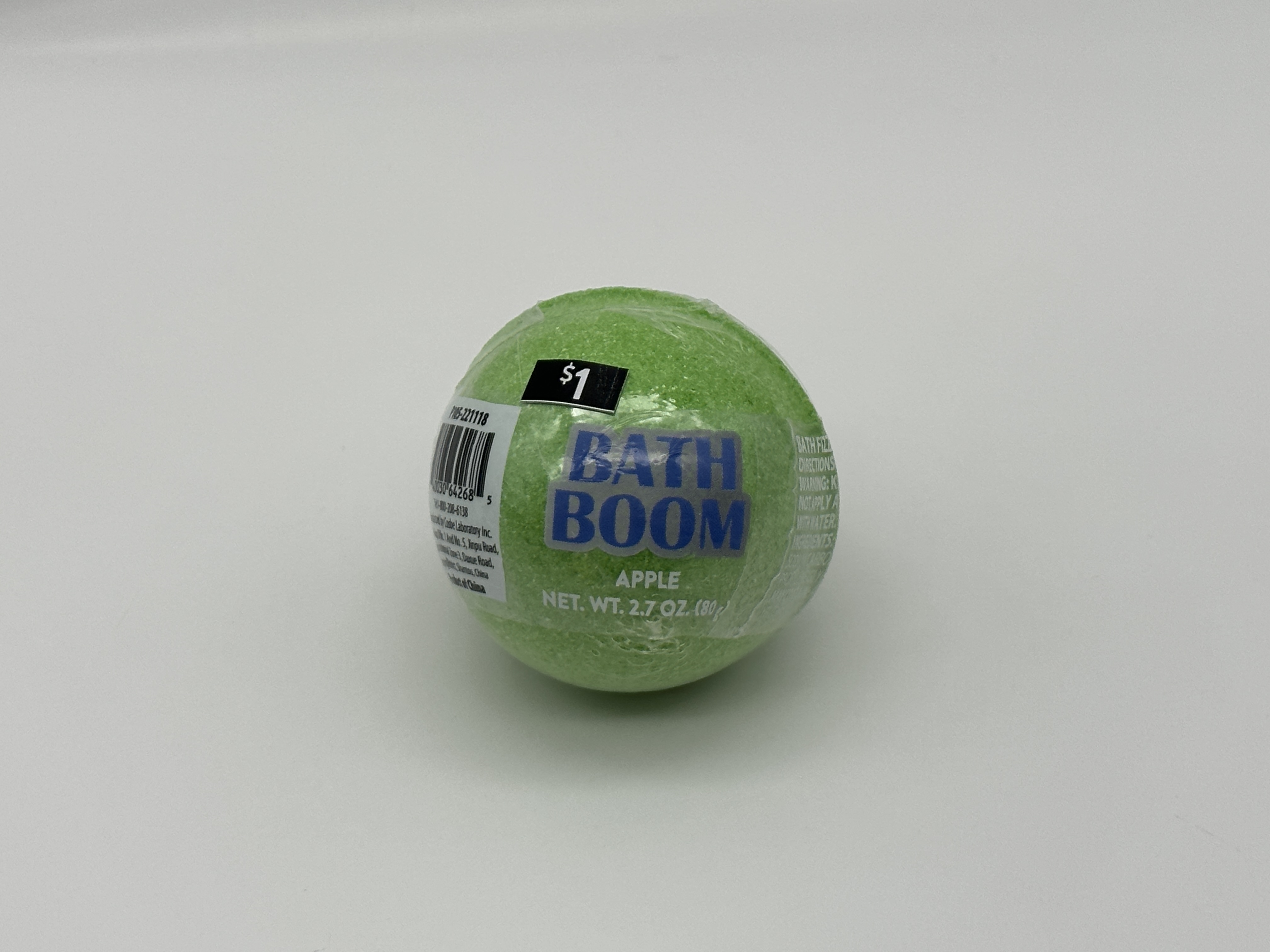 Bath Boom Apple Scented Bath Bomb, 80 g Unbrand