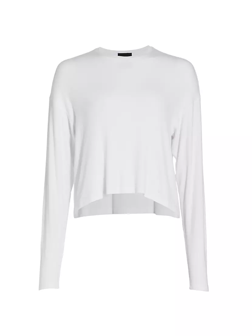 Женская Футболка ATM Anthony Thomas Melillo Boxy Modal Long-Sleeve ATM Anthony Thomas Melillo