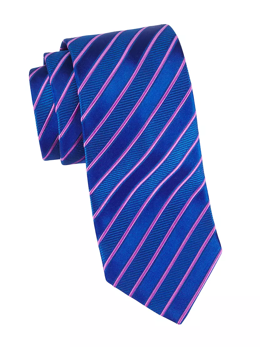 Галстук Charvet Diagonal Stripe Silk Jacquard Charvet