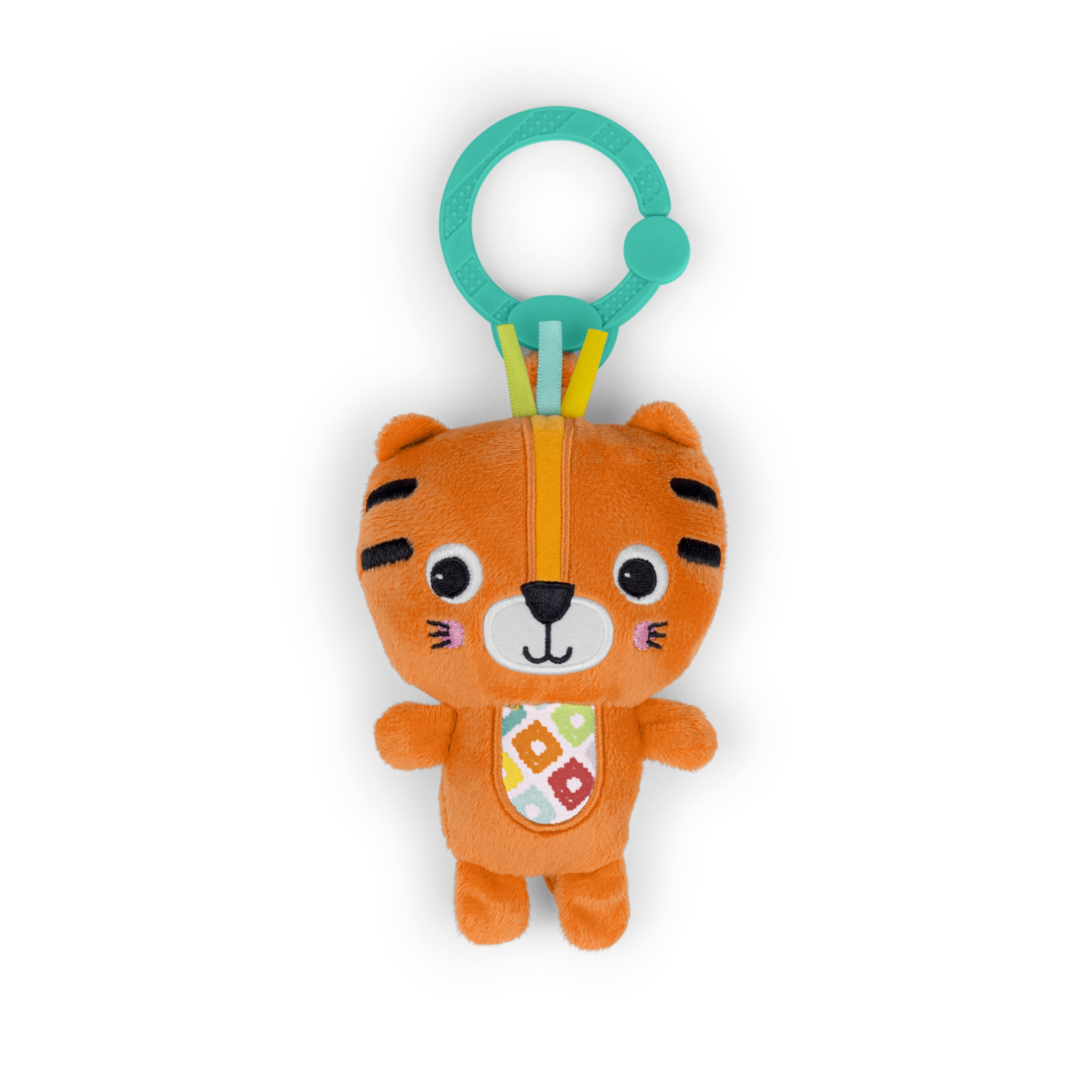 Jingle Joy Reach & Rattle Baby Toy for Stroller - Tiger - Unisex, Newborn + Bright Starts