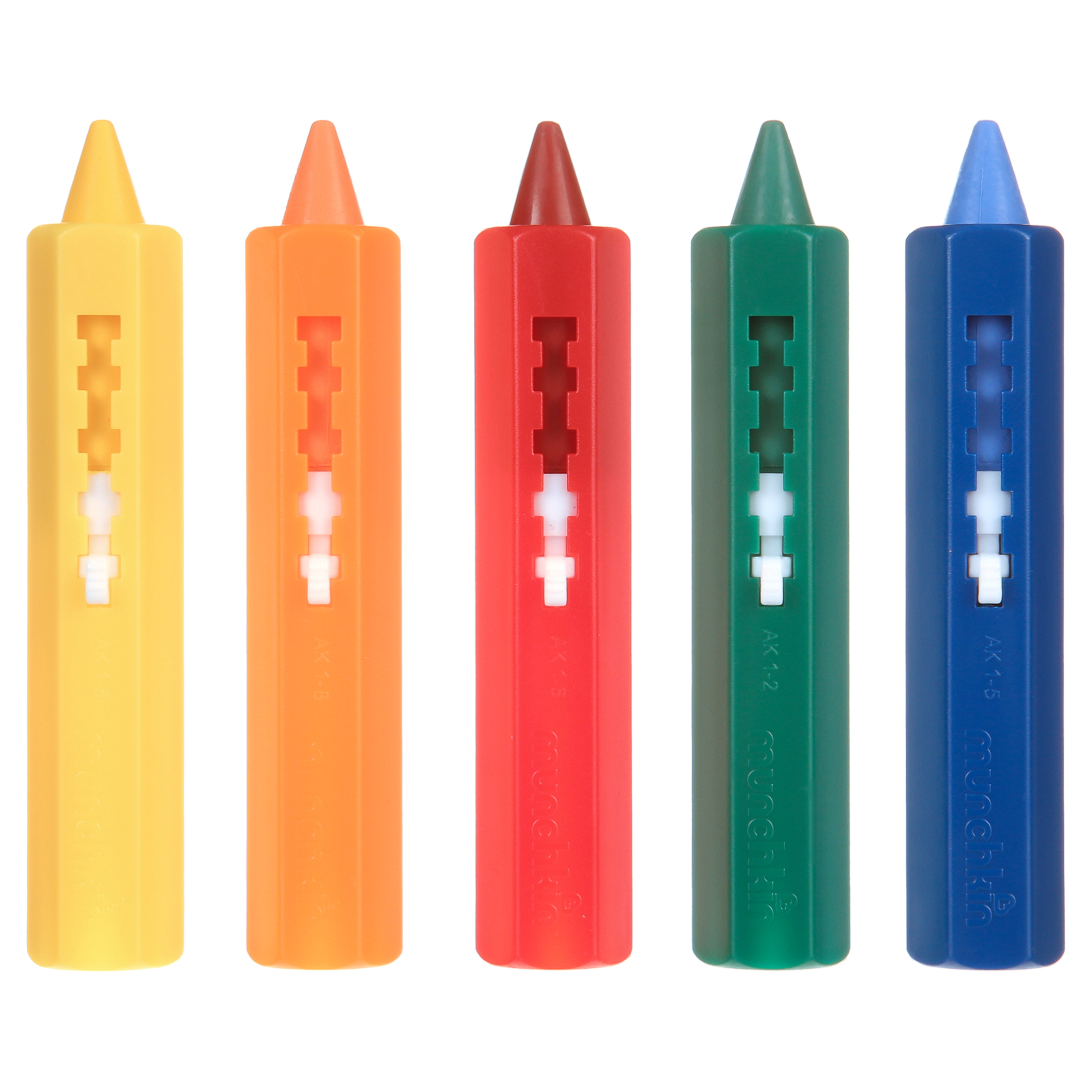 Munchkin® Draw™ Washable Non-Toxic Toddler Bath Crayons, Unisex, 5 Pack Visit the Munchkin Store