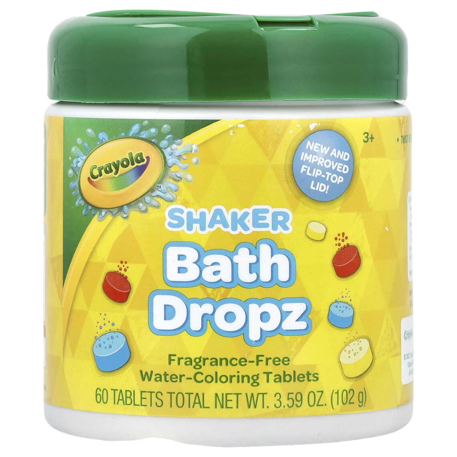 Crayola Bath Dropz Color, 60 Tablets, 3.59 OZ Crayola