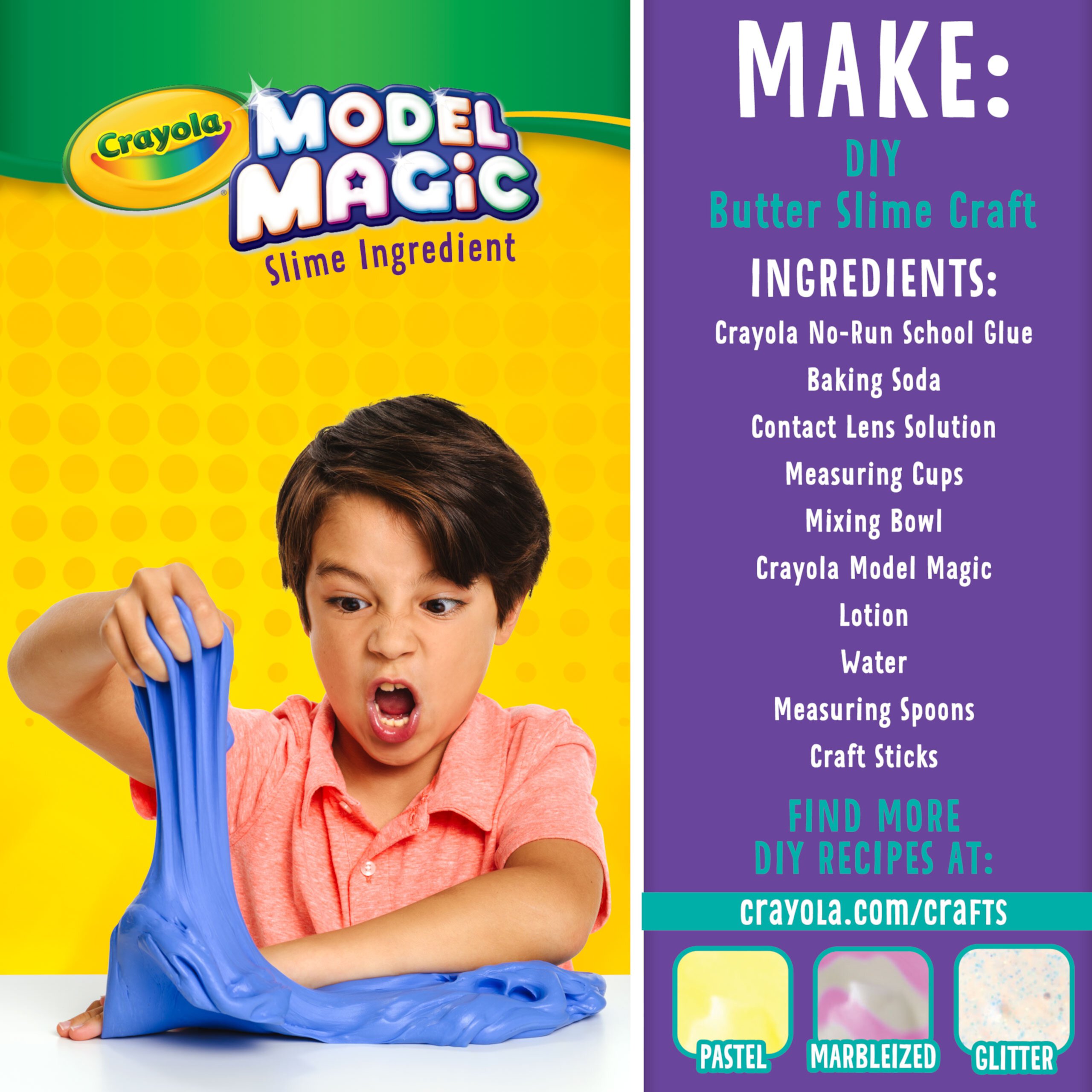 Crayola Model Magic Modeling Dough, Variety Pack, 5 Shimmer Colors, School Supplies for Kids Crayola