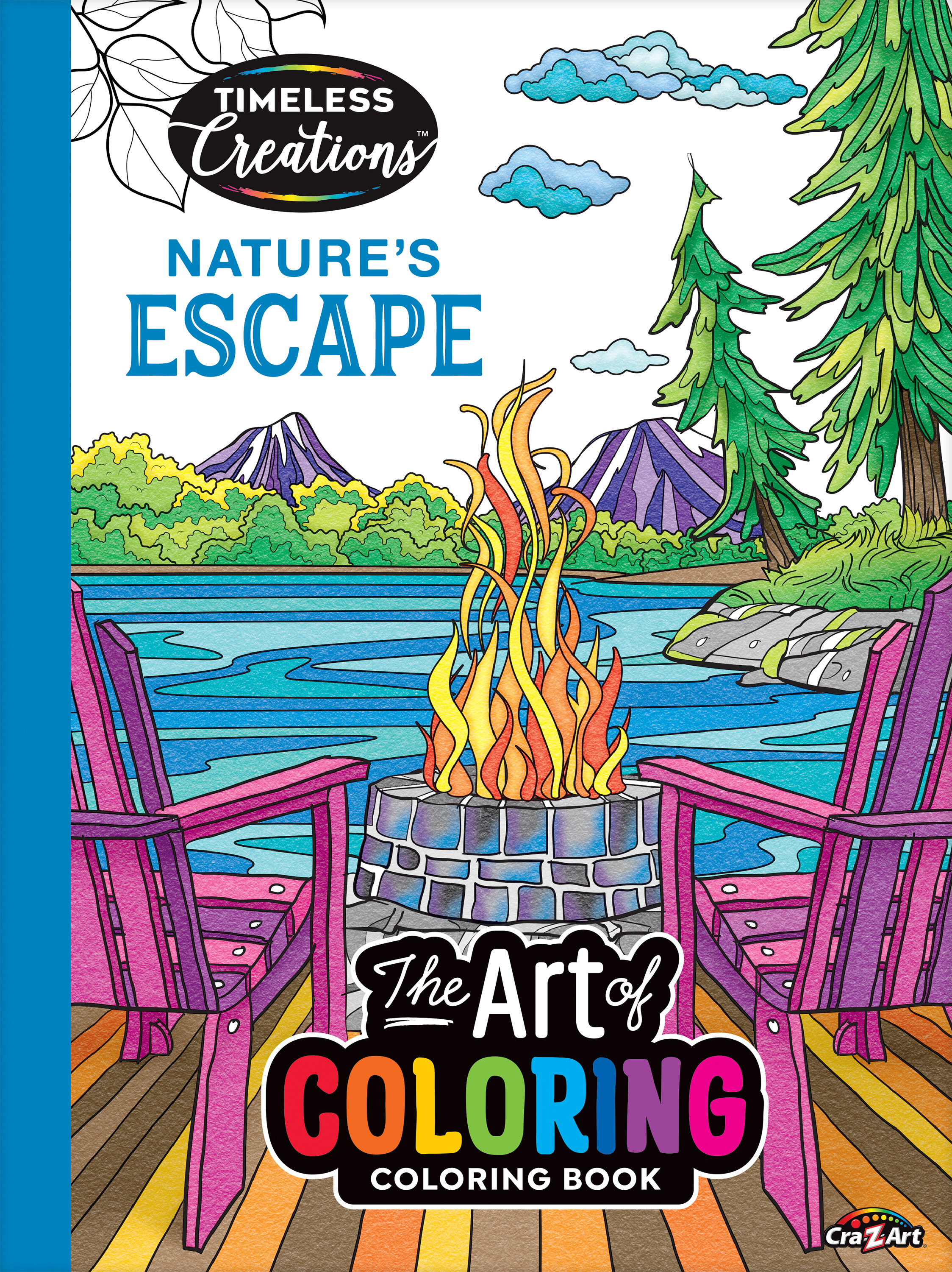 Cra-Z-Art Timeless Creations Adult Coloring Book, Nature's Escape, 64 Pages Cra-Z-Art