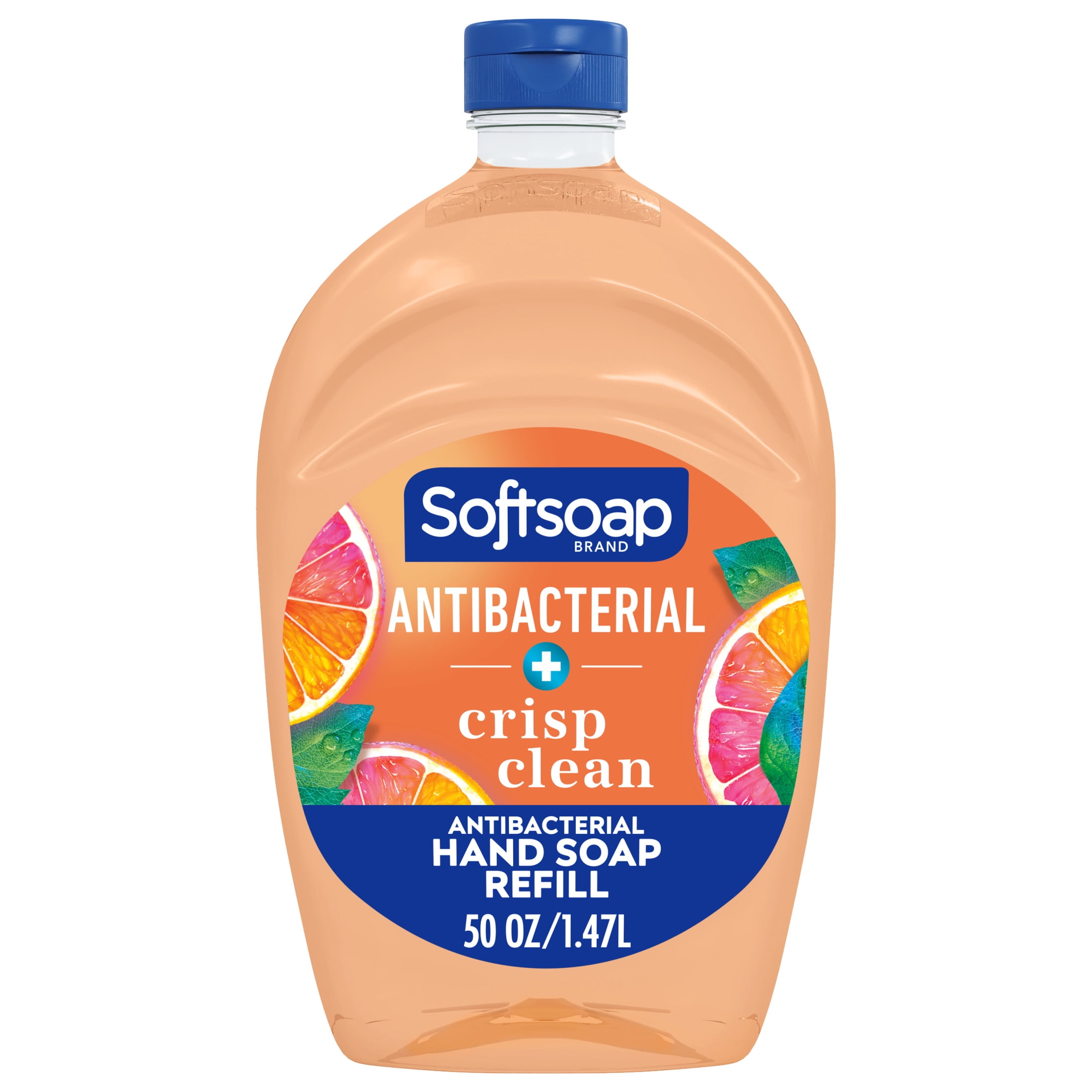 Softsoap Antibacterial Liquid Hand Soap Refill, Crisp Clean - 50 Fluid Ounce Softsoap