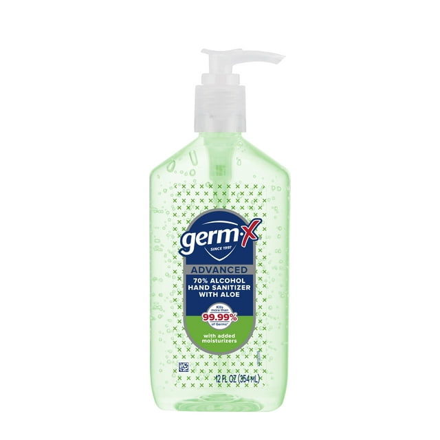 Germ-X 12 Fl. Oz. Aloe Advanced Hand Sanitizer Germ-X