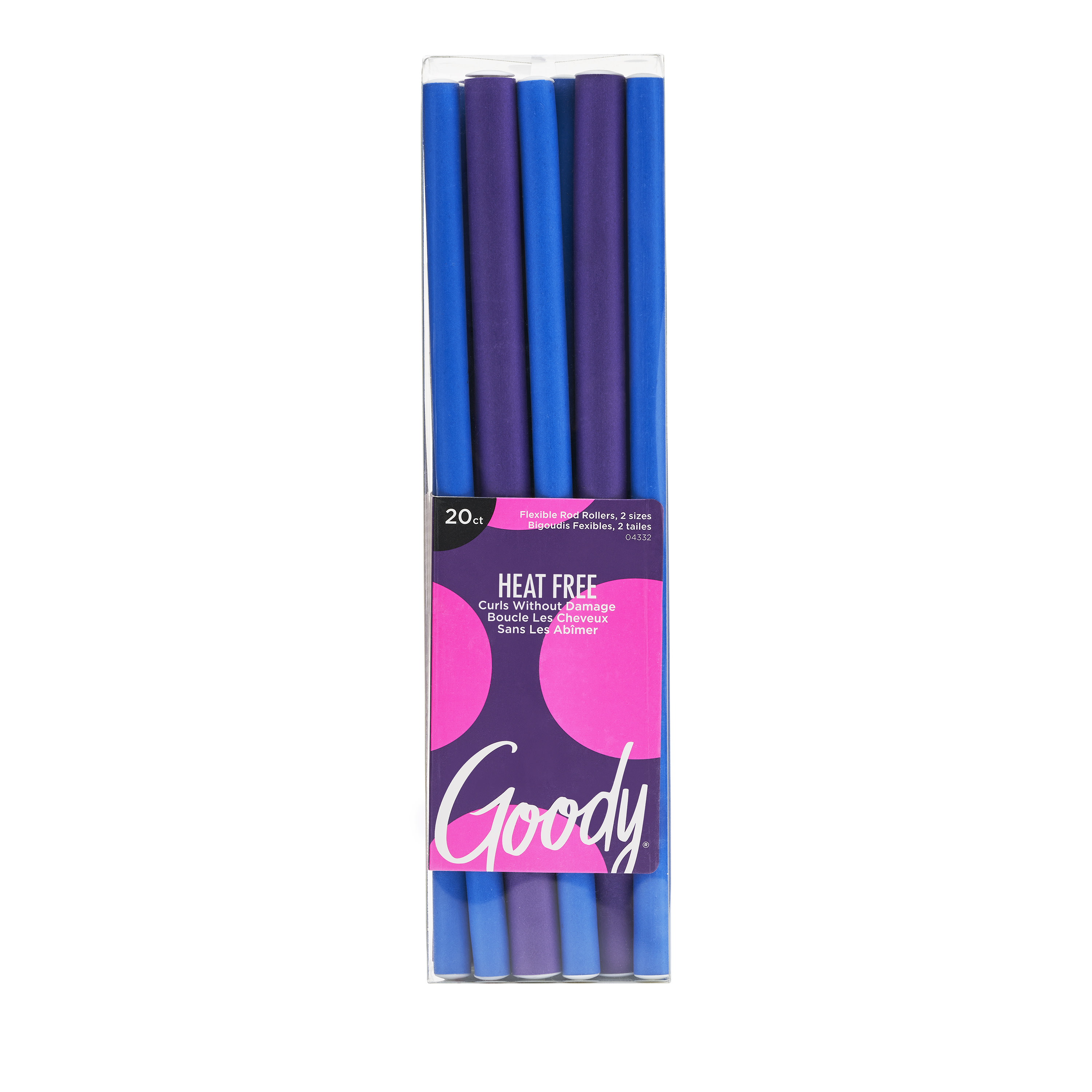 Goody Flexirods Rodillos Libres de Cabeza 20Uds sin Daños Rizos GOODY