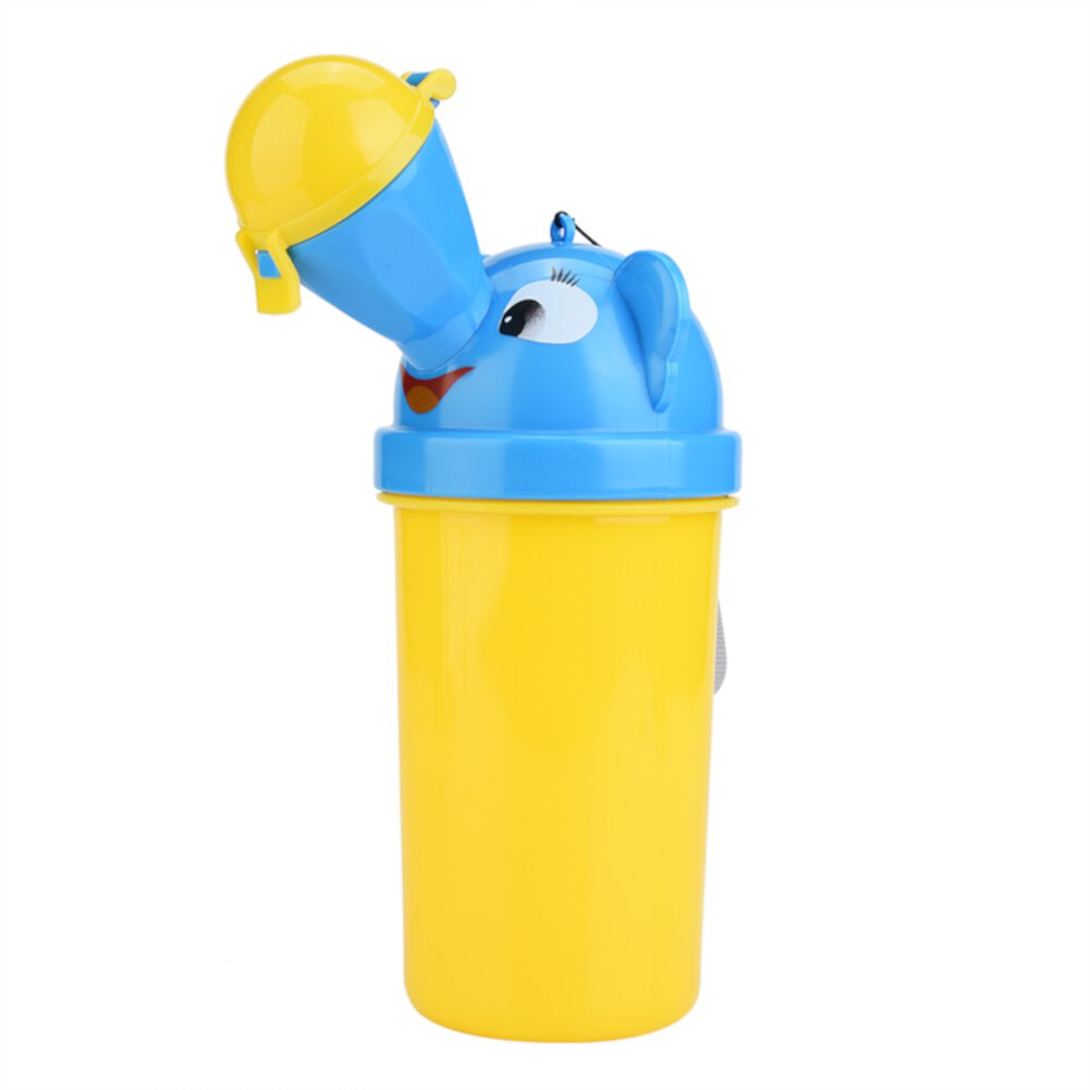 Orinal de Entrenamiento para Ir Al Baño, Taza para Orinar a Prueba de Fugas, Diseño de Correa para Colgar para Bebés, Viaje para Bebés, Niños, Viaje en Automóvil, Entrenamiento para Orinar Tebru