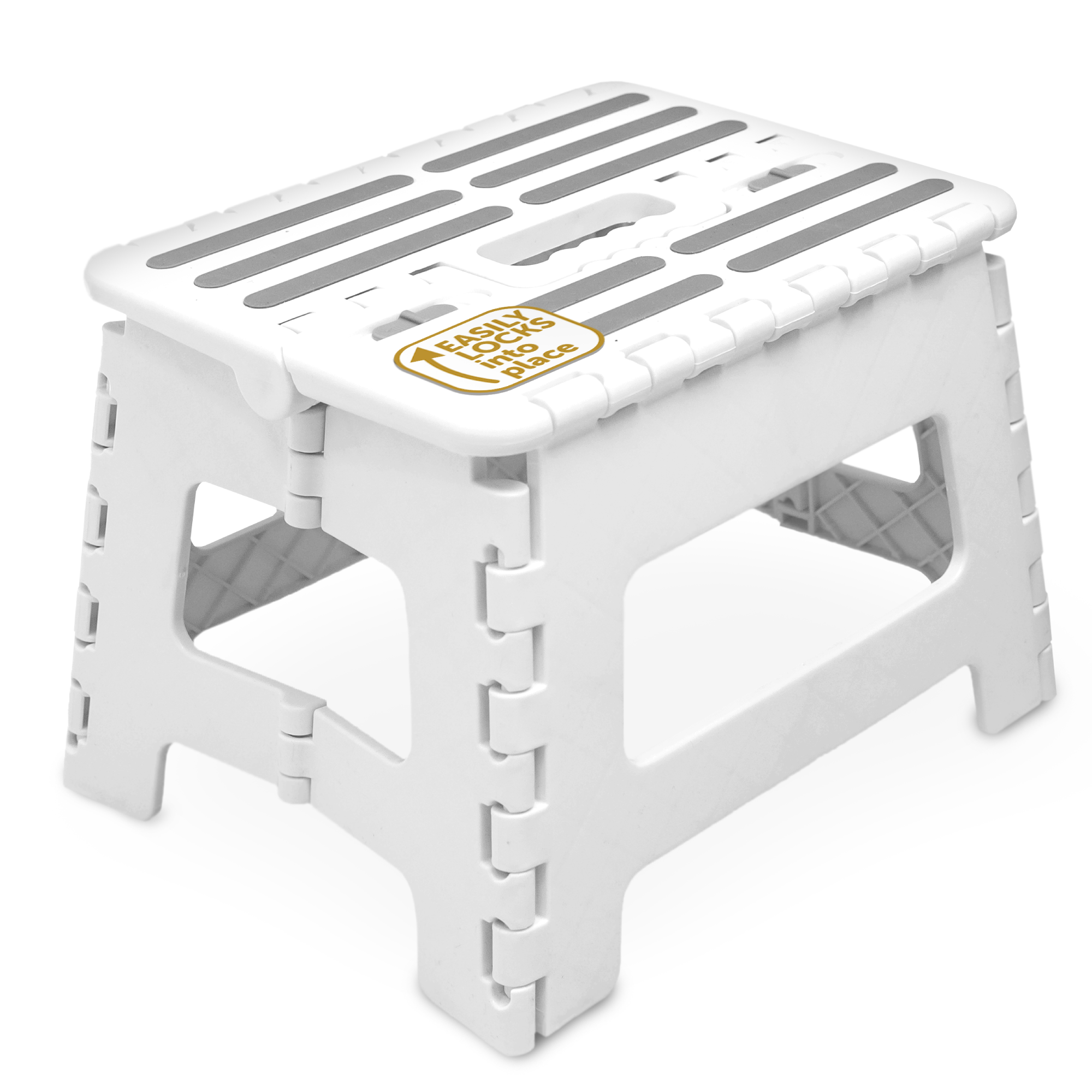 Jool Baby Click 'N Climb Locking Step Stool, Non-Slip, Carry Handle - White Jool Baby