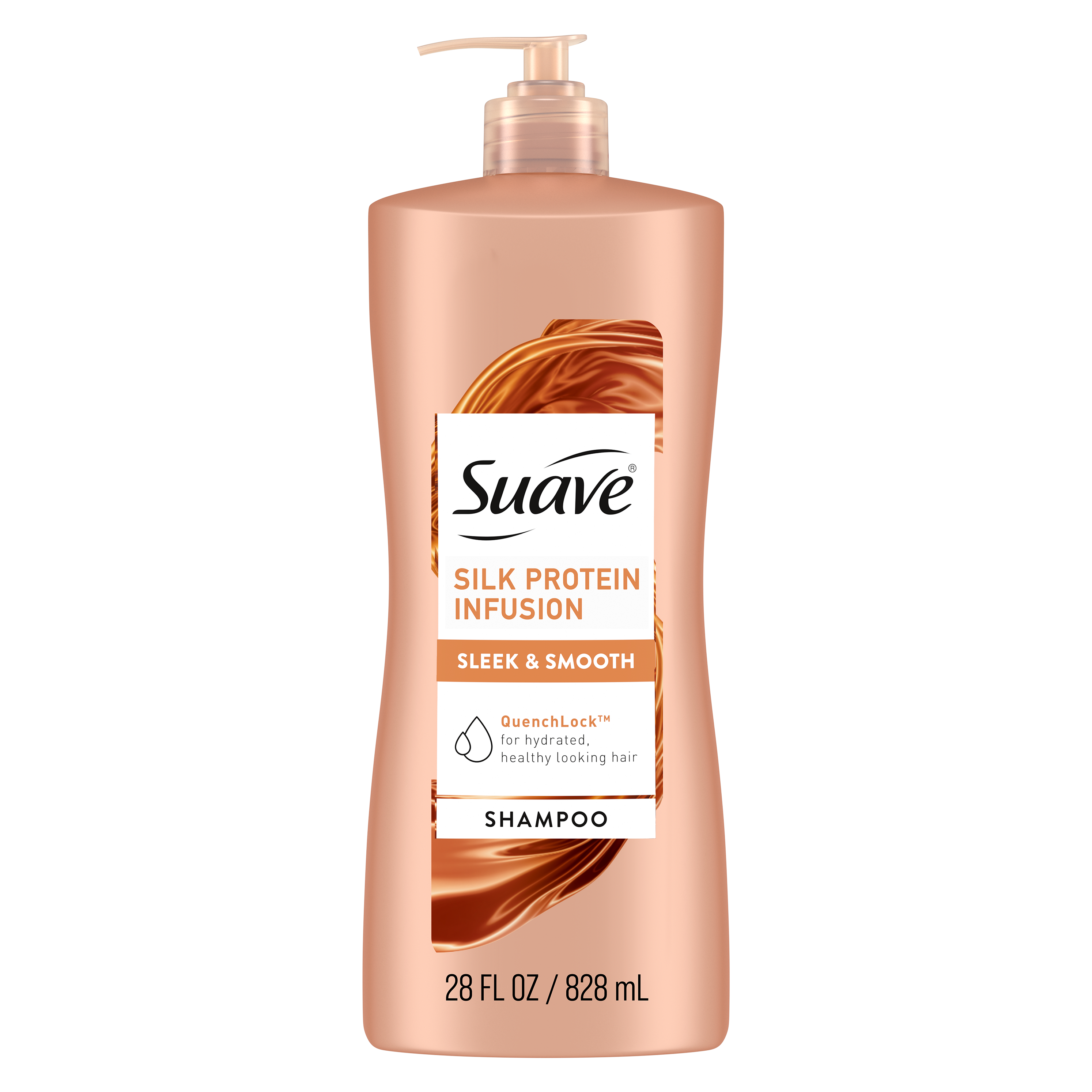 Suave Professionals Silk Protein Infusion Shampoo, Sleek & Smooth, 28 fl oz Suave