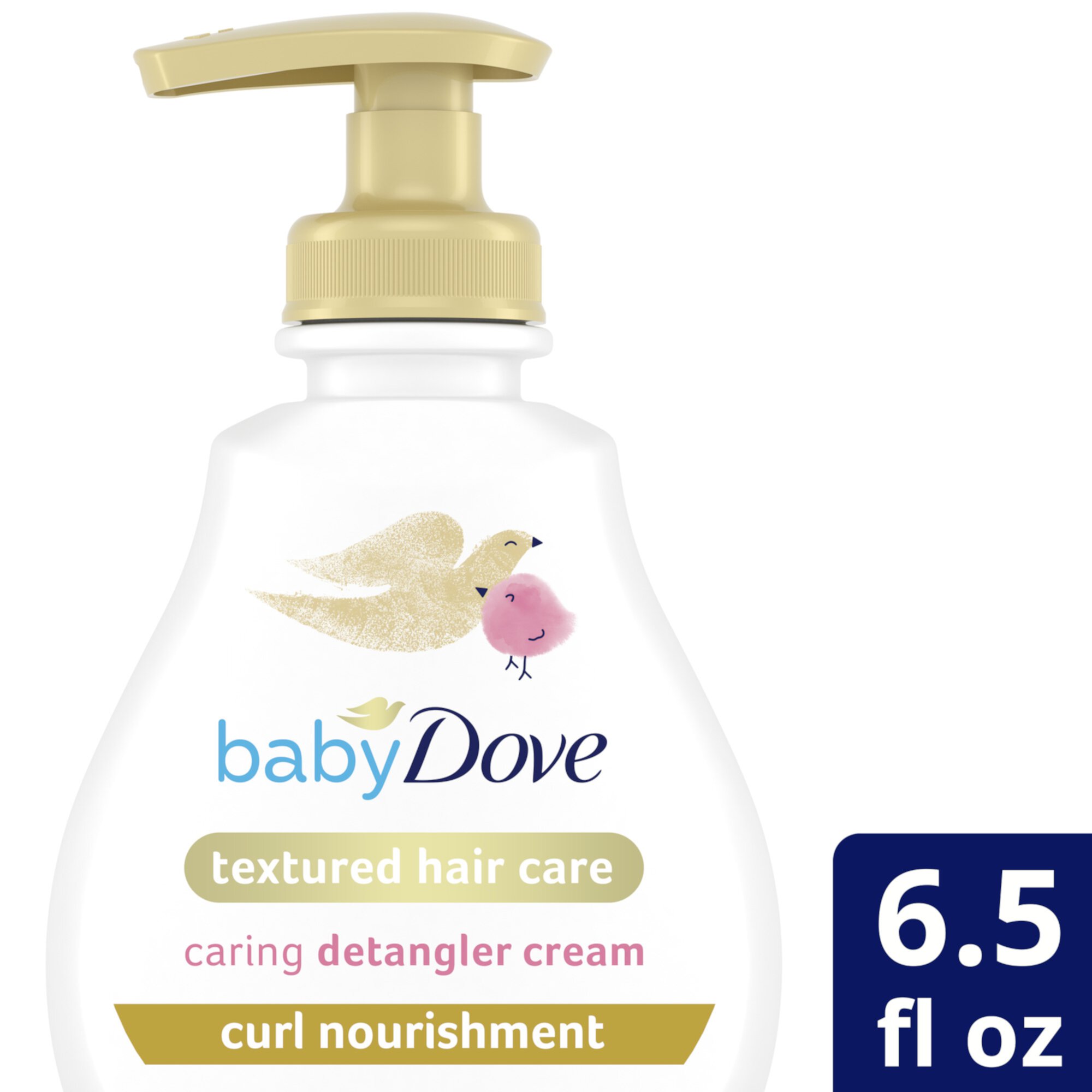 Baby Dove Curl Nourishment Curly Hair Conditioner Detangling Cream, 6.5 oz Baby Dove