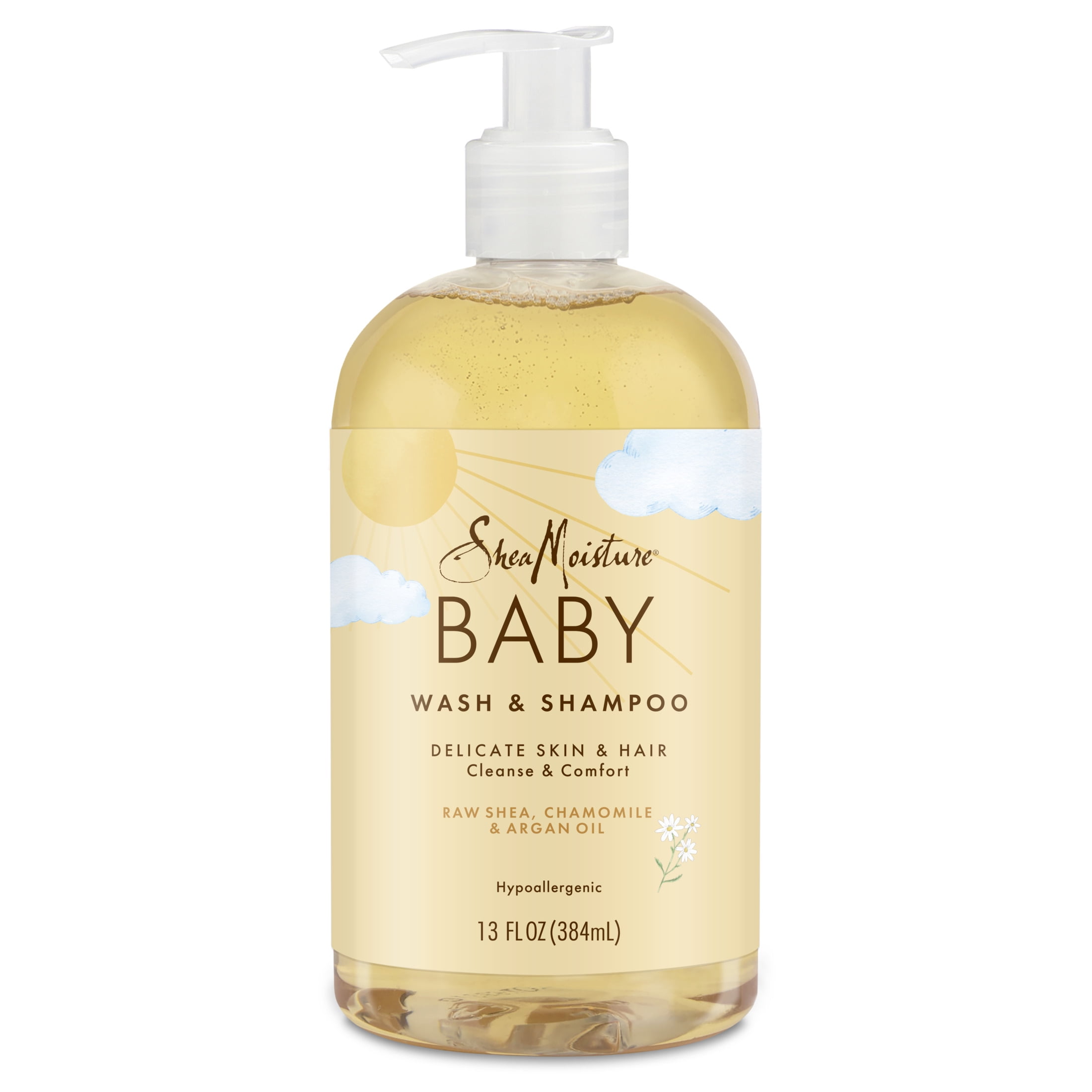 SheaMoisture Baby Wash & Shampoo with Raw Shea, Chamomile and Argan Oil, 13 oz SheaMoisture