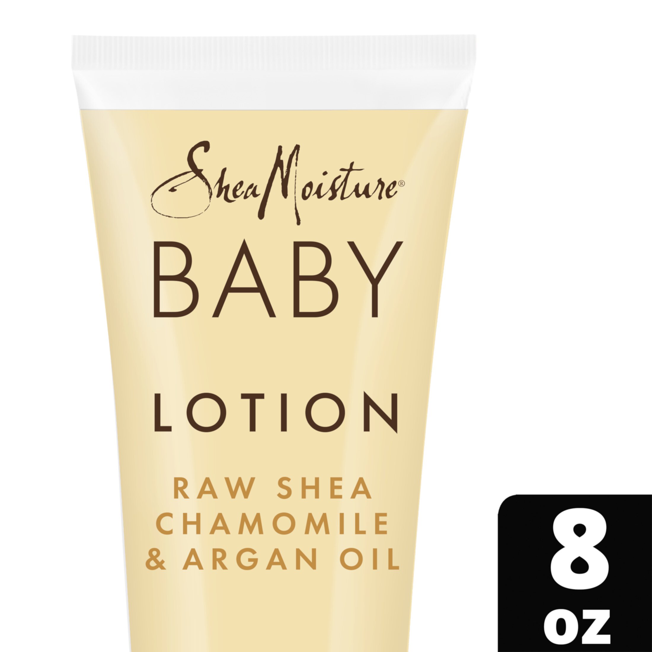 Shea Moisture Raw Shea Chamomile & Argan Oil Baby Lotion for Dry Skin, 8 oz SheaMoisture