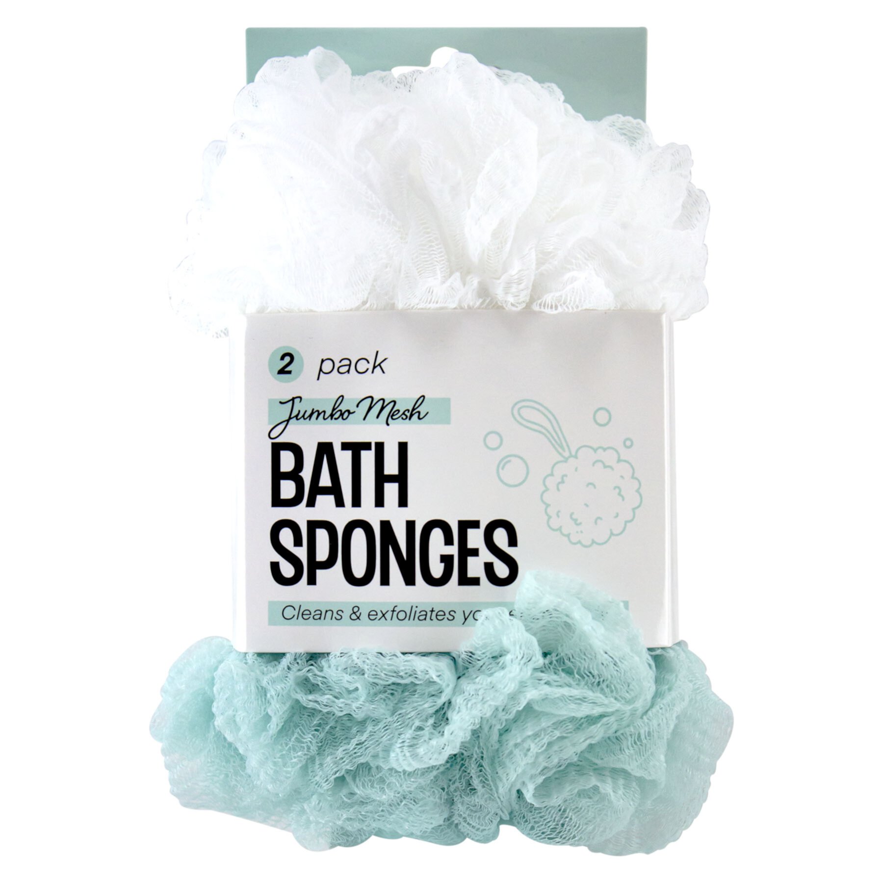 Two (2) Pack Jumbo Sponges Equate