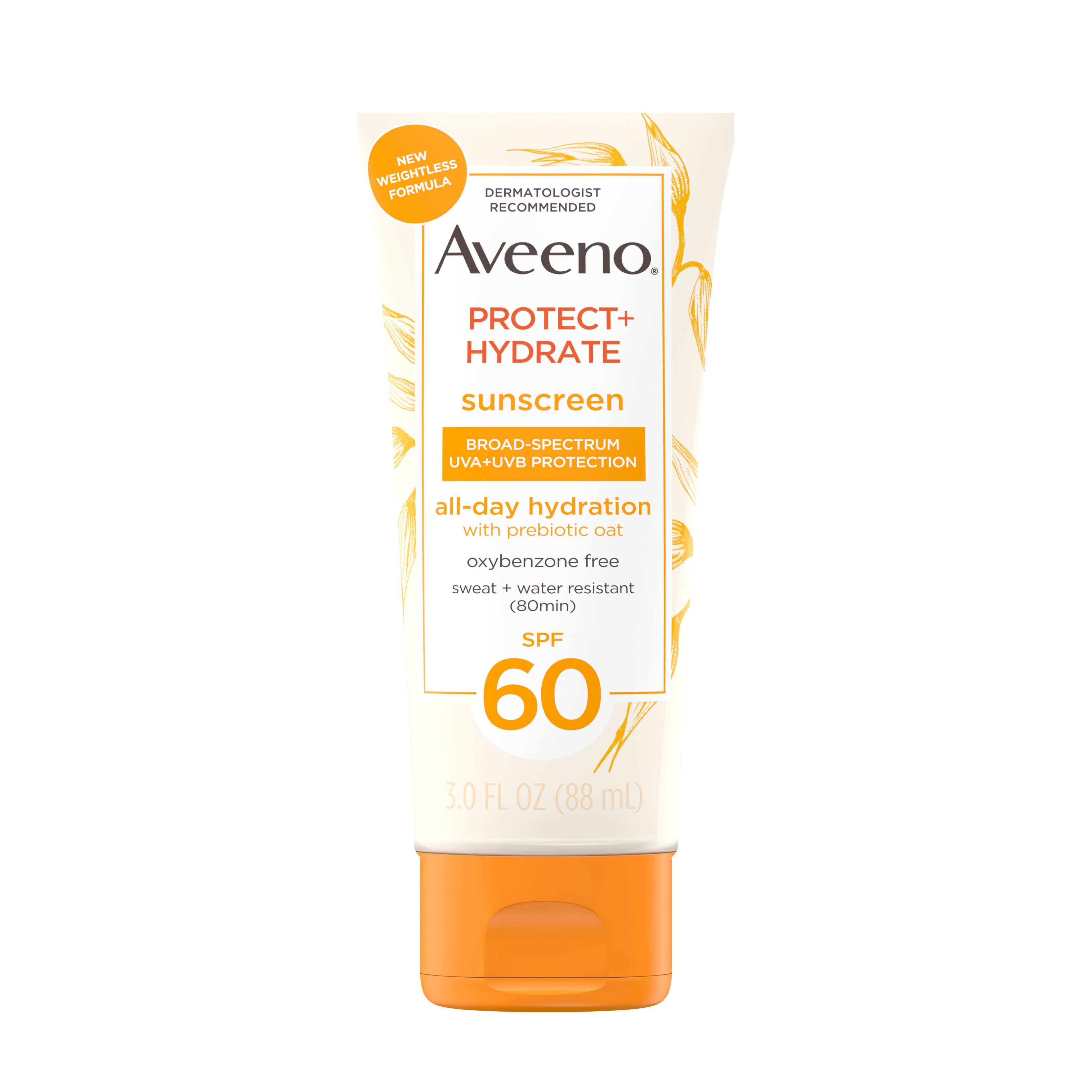 Aveeno Protect & Hydrate Sunscreen Body Lotion, SPF 60, 3 oz Aveeno