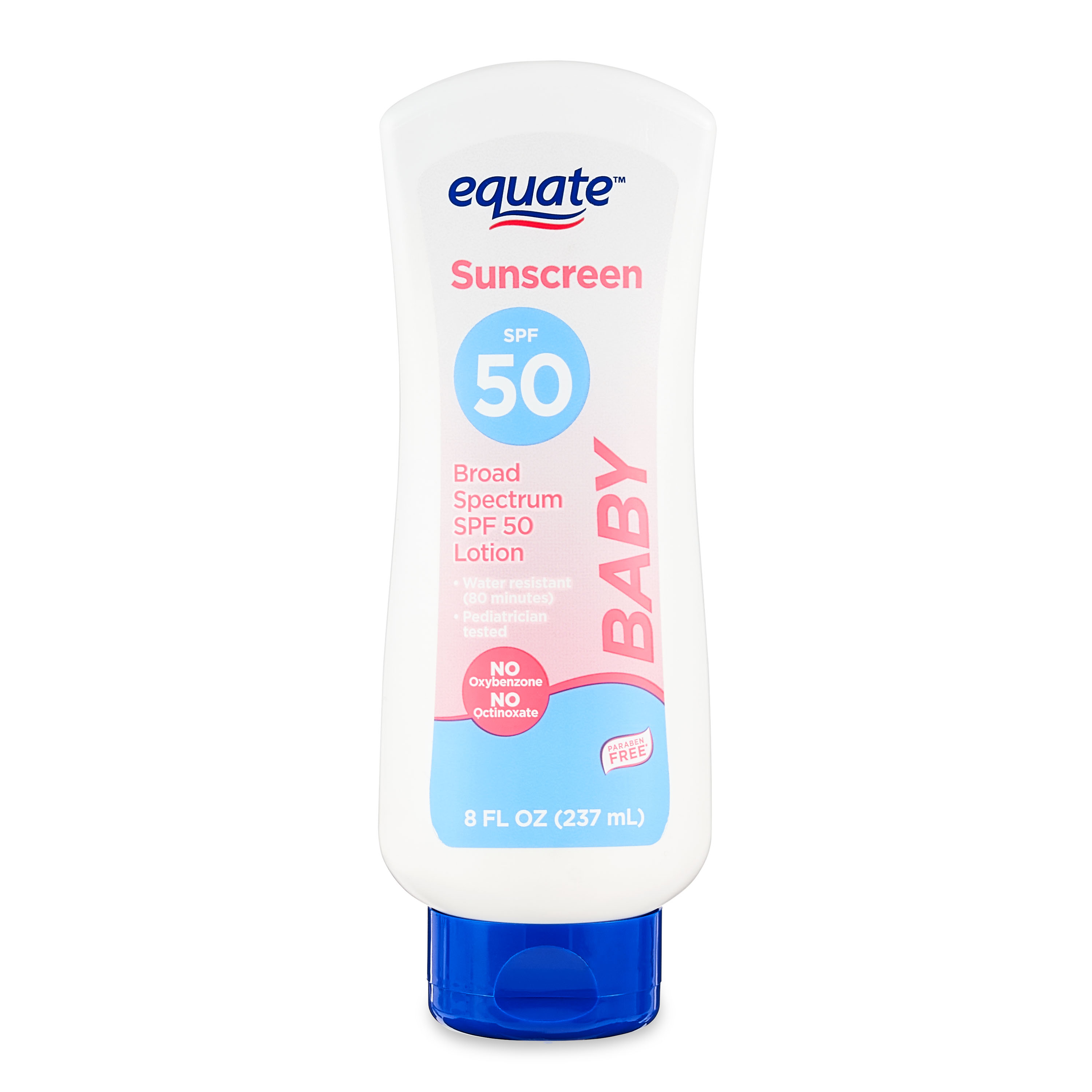 Equate Baby Broad Spectrum Sunscreen Lotion, SPF 50, 8 fl oz Equate