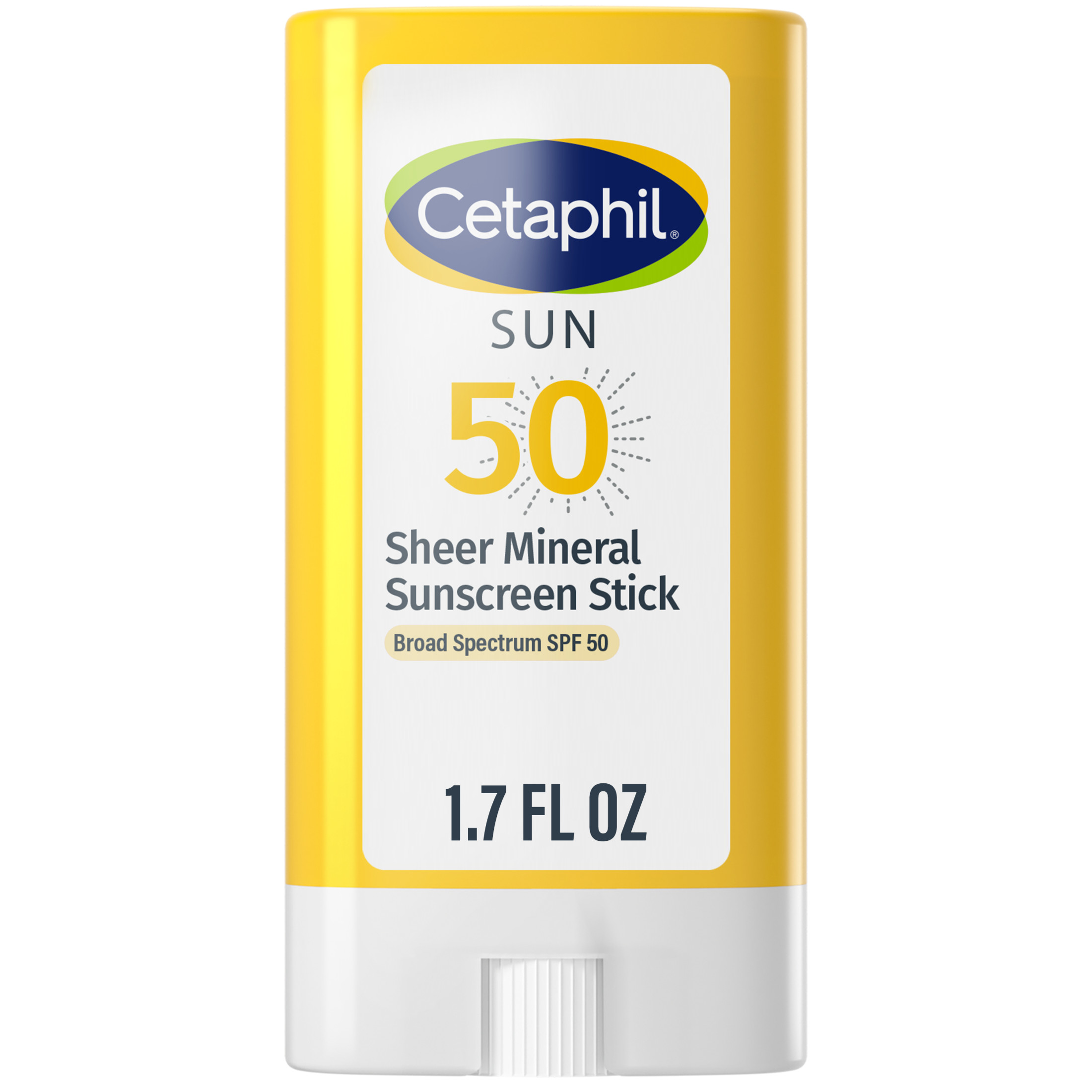 Cetaphil Sheer Mineral Sunscreen Stick, SPF 50, 0.5 oz Cetaphil