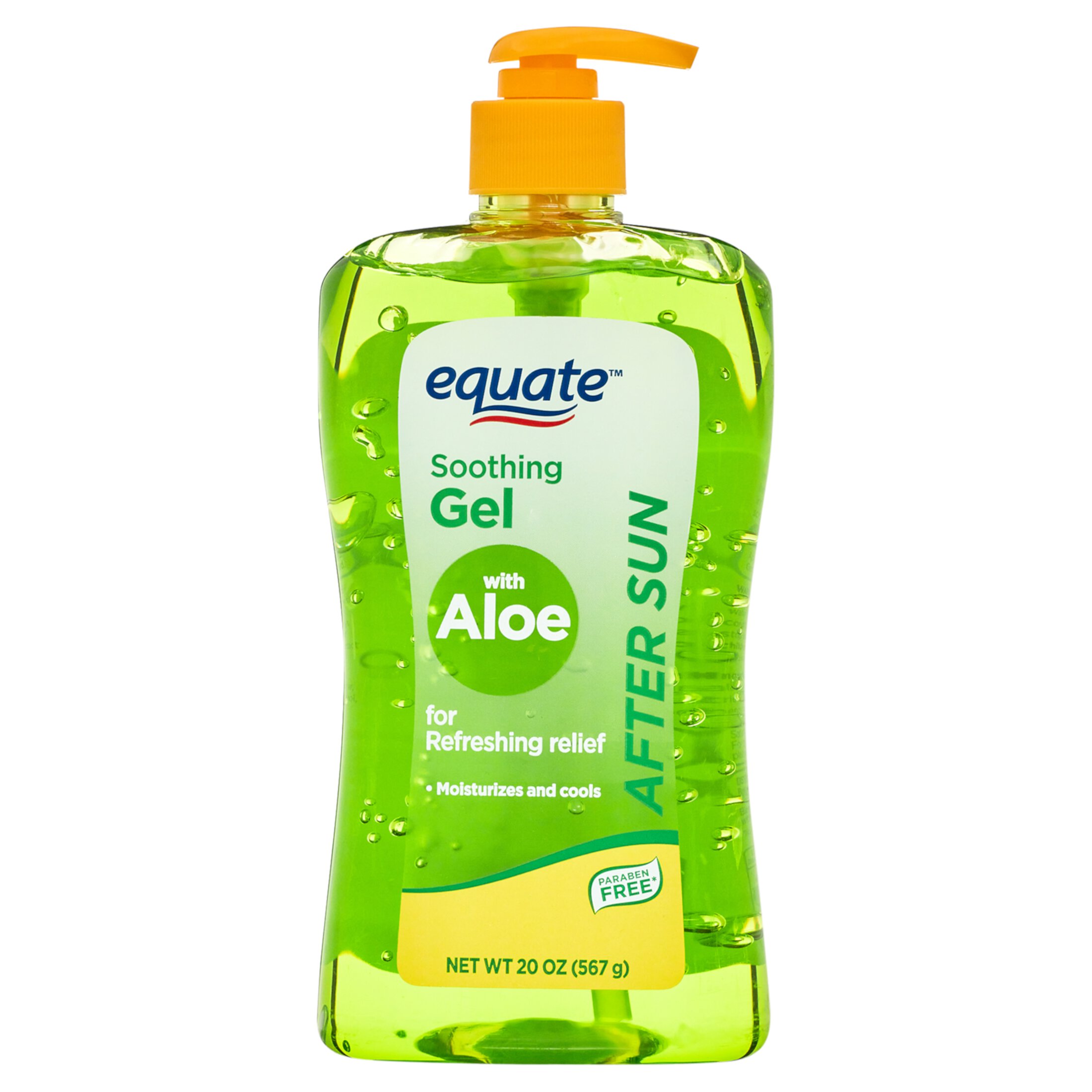 Equate After Sun Soothing Gel with Aloe, 20 oz Equate