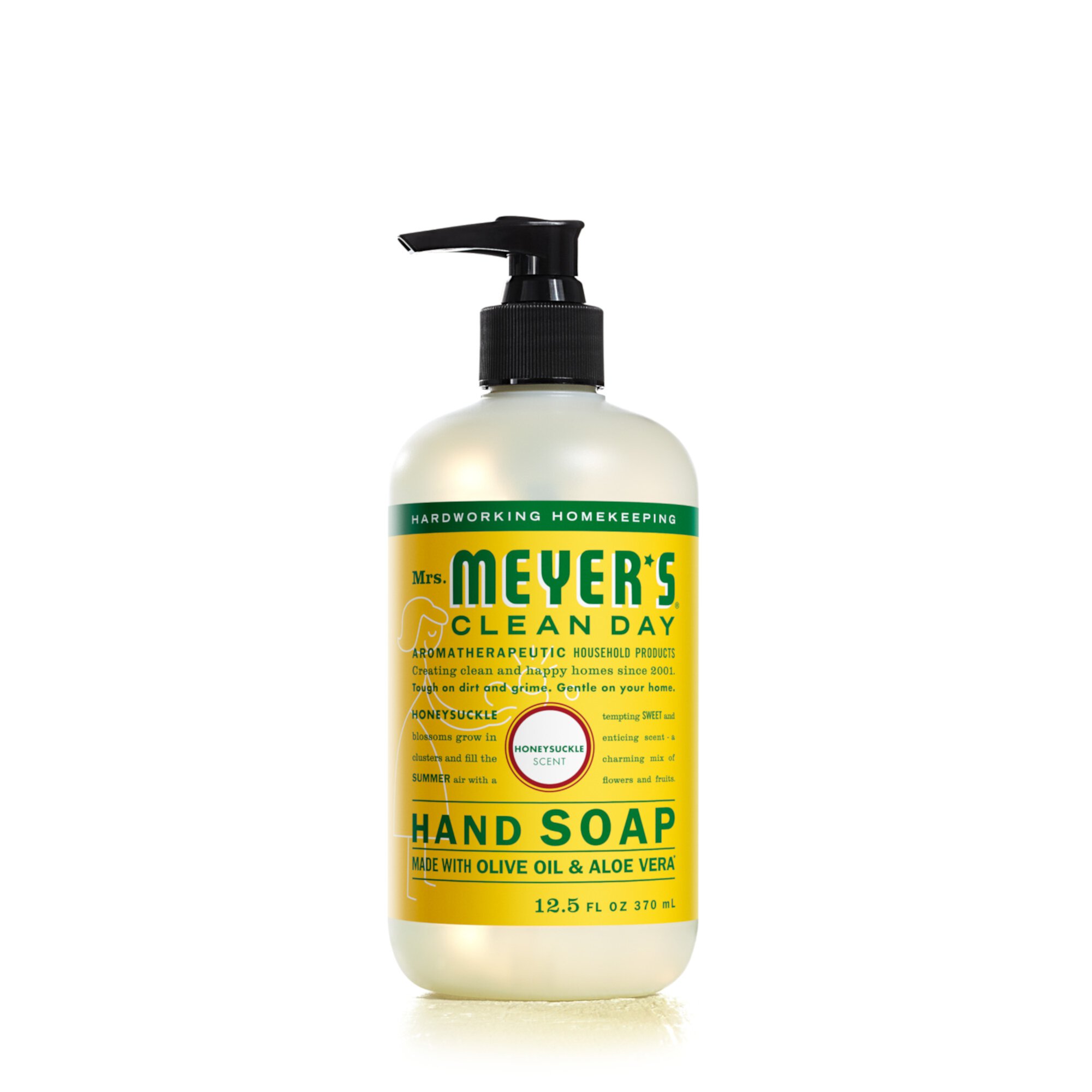 Mrs. Meyer's Clean Day Liquid Hand Soap, Honeysuckle Scent, 12.5 Ounce Bottle Mrs. Meyer's