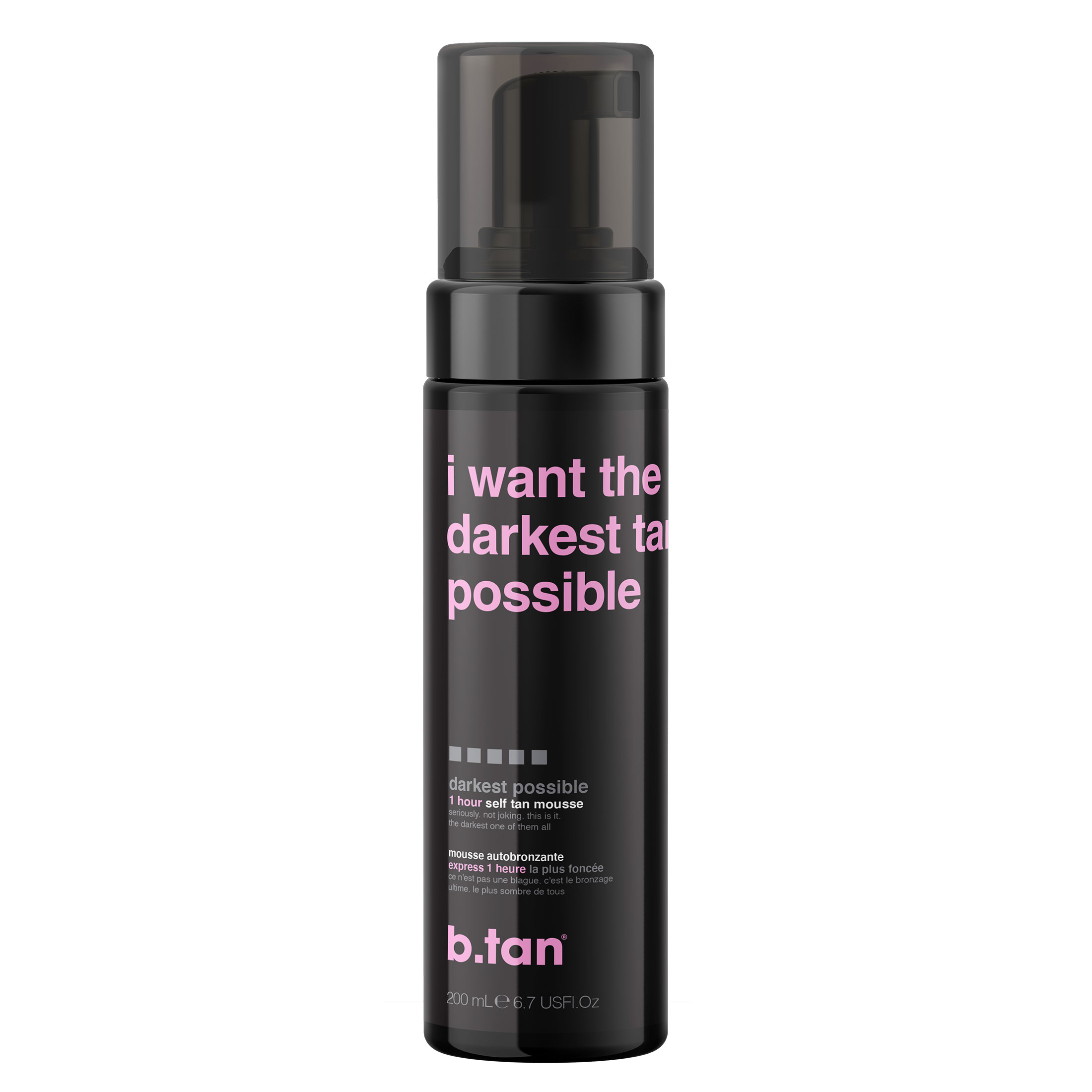 B.Tan I Want the Darkest Tan Possible - Self Tan Mousse, 6.7 fl oz B.Tan