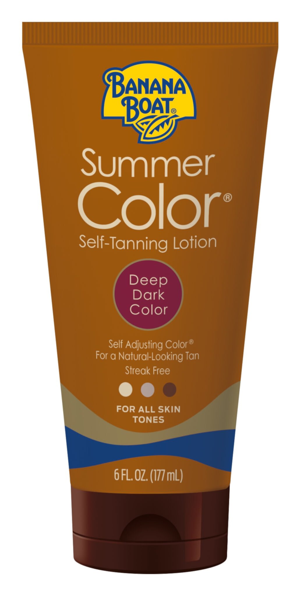 Banana Boat Summer Color Self-Tanning Lotion, Deep/Dark, 6 fl oz, 2 Pack BANANA BOAT