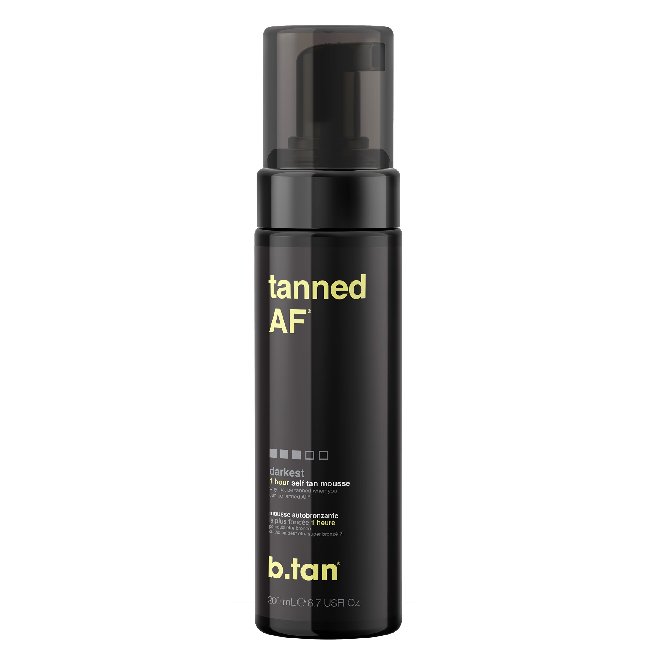 b.tan tanned AF - self tan mousse, 6.7 fl oz B.Tan