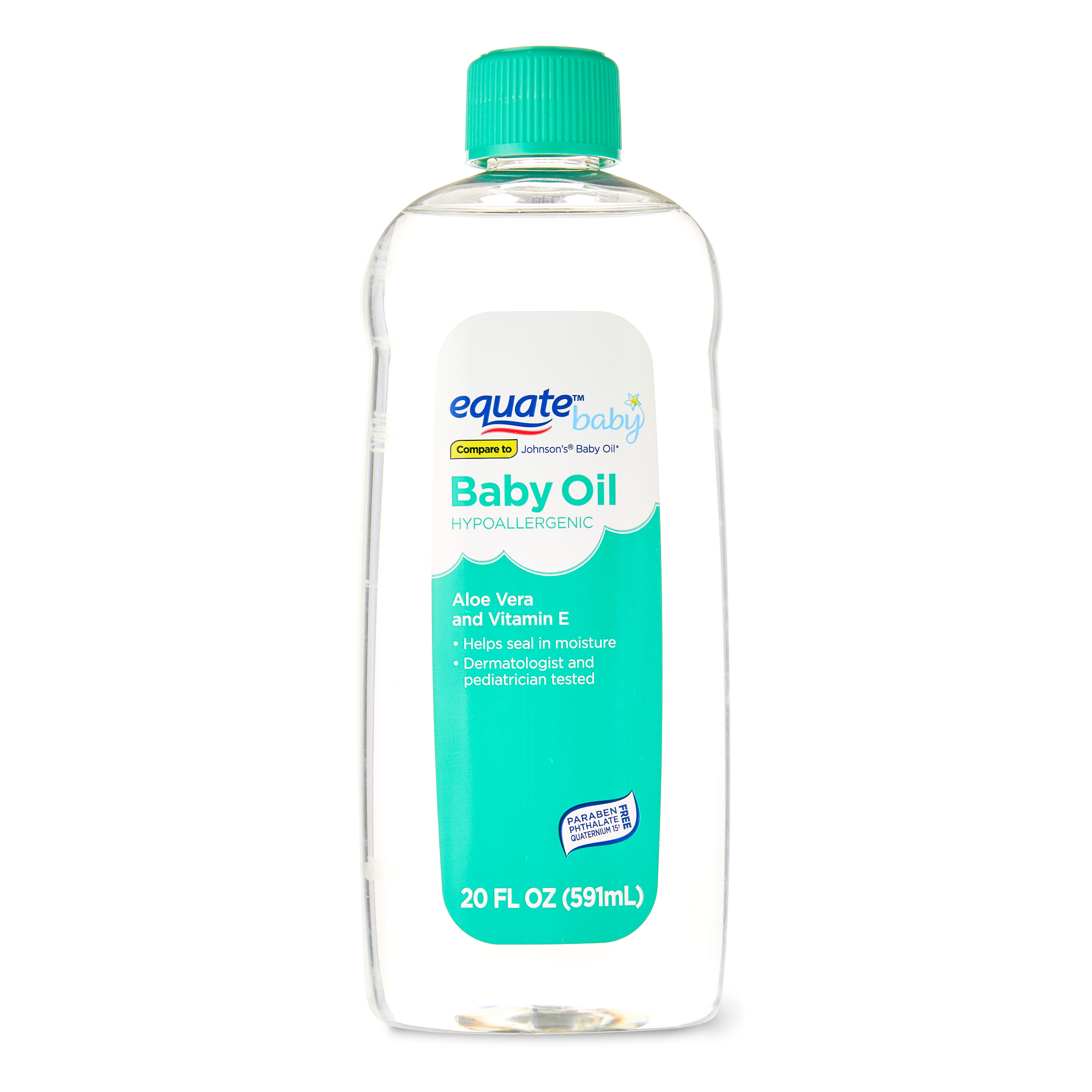 Equate Baby Hypoallergenic Baby Oil, 20 fl oz Equate