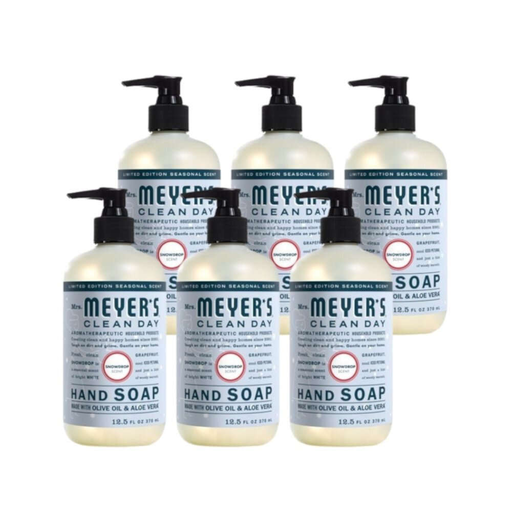 Mrs. Meyer's Clean Day Liquid Hand Soap, Limited Edition Snowdrop Scent, 12.5 Ounce Bottle Mrs. Meyer's