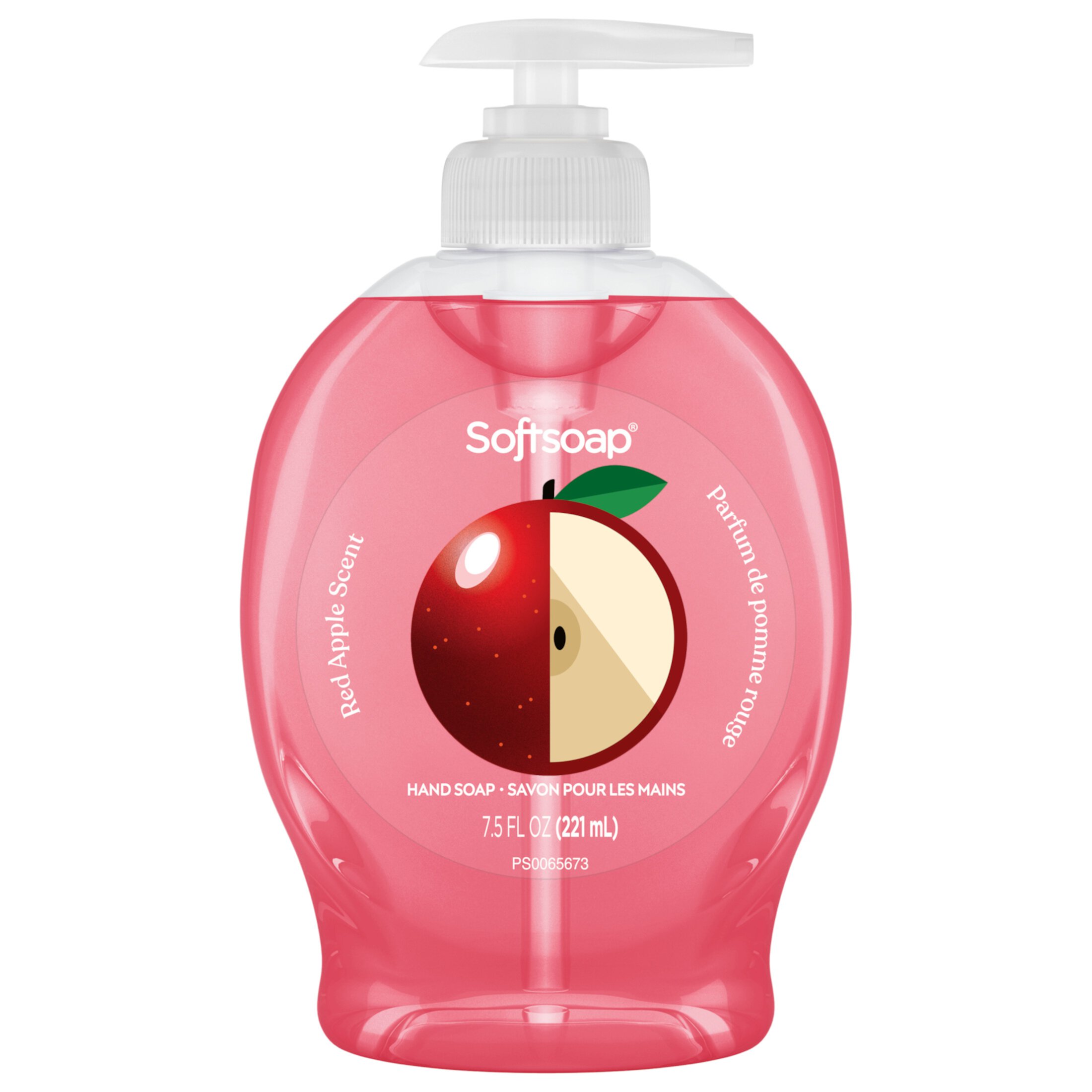 Softsoap Limited Edition Red Apple Liquid Hand Soap, Kitchen or Bathroom Hand Soap, 7.5 oz Pump Bottle Softsoap