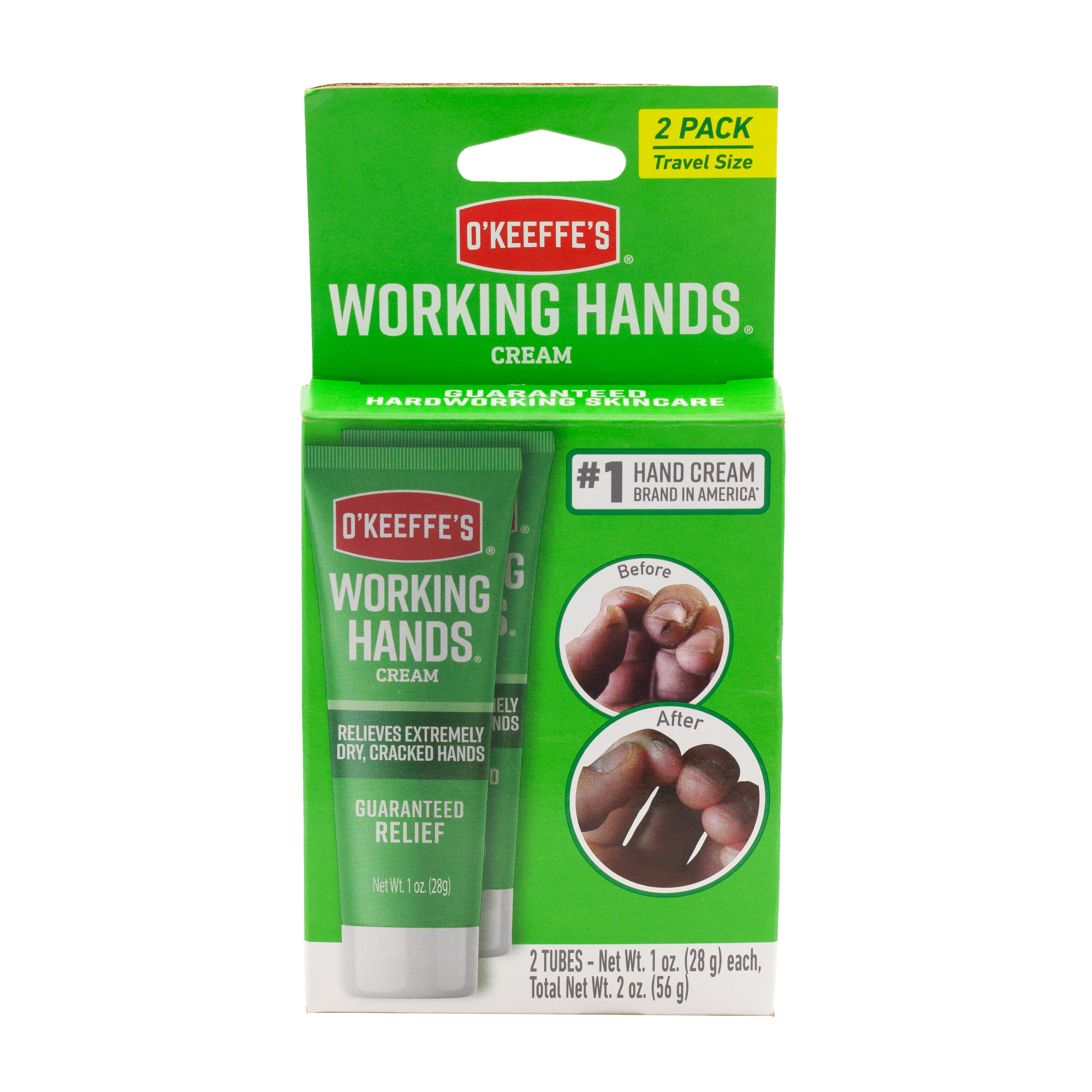 O'Keeffe's Working Hands Moisturizing Hand Cream, 1 Ounce, Twin Pack O'Keeffe's