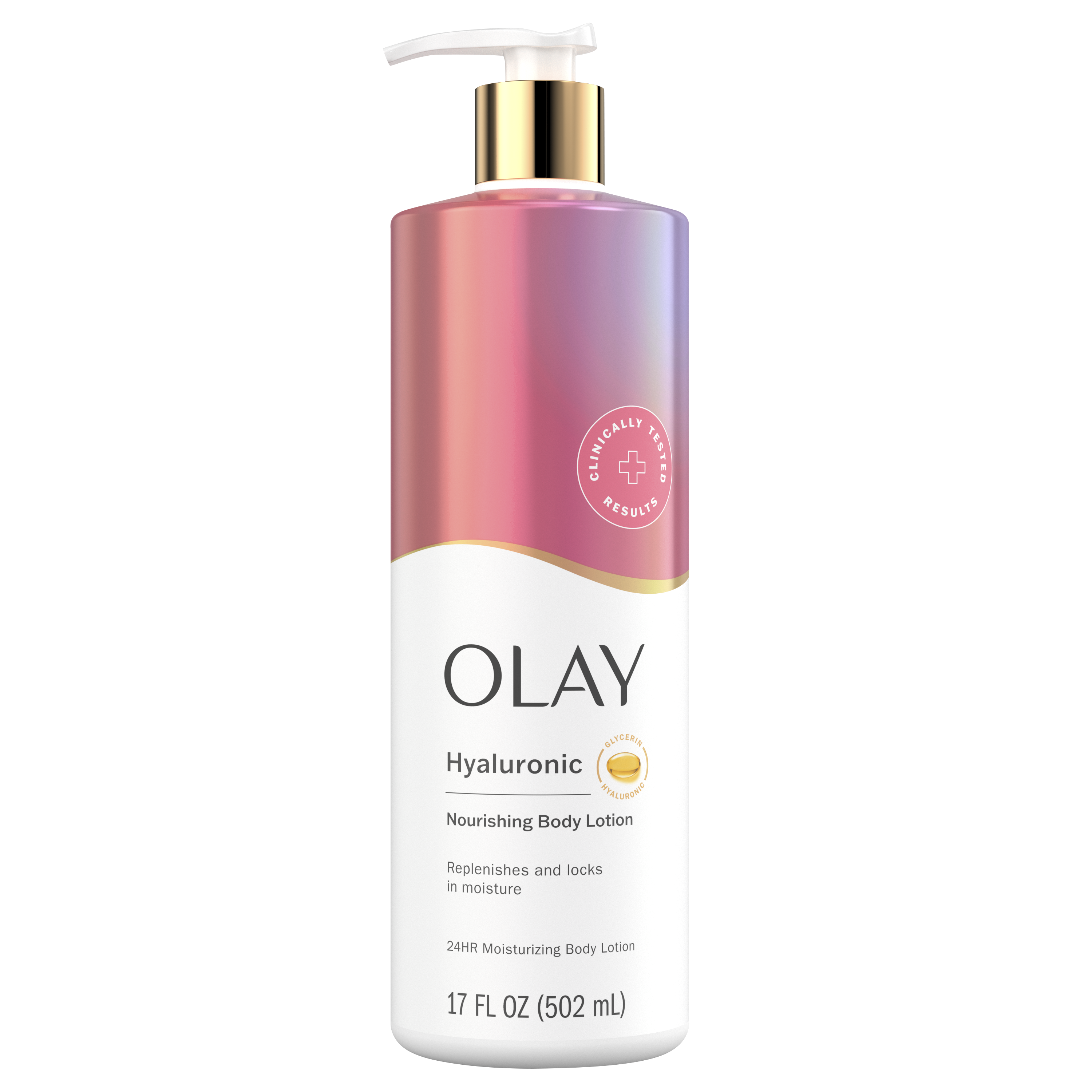 Olay Nourishing & Hydrating Body Lotion with Hyaluronic Acid, 17 fl oz Olay