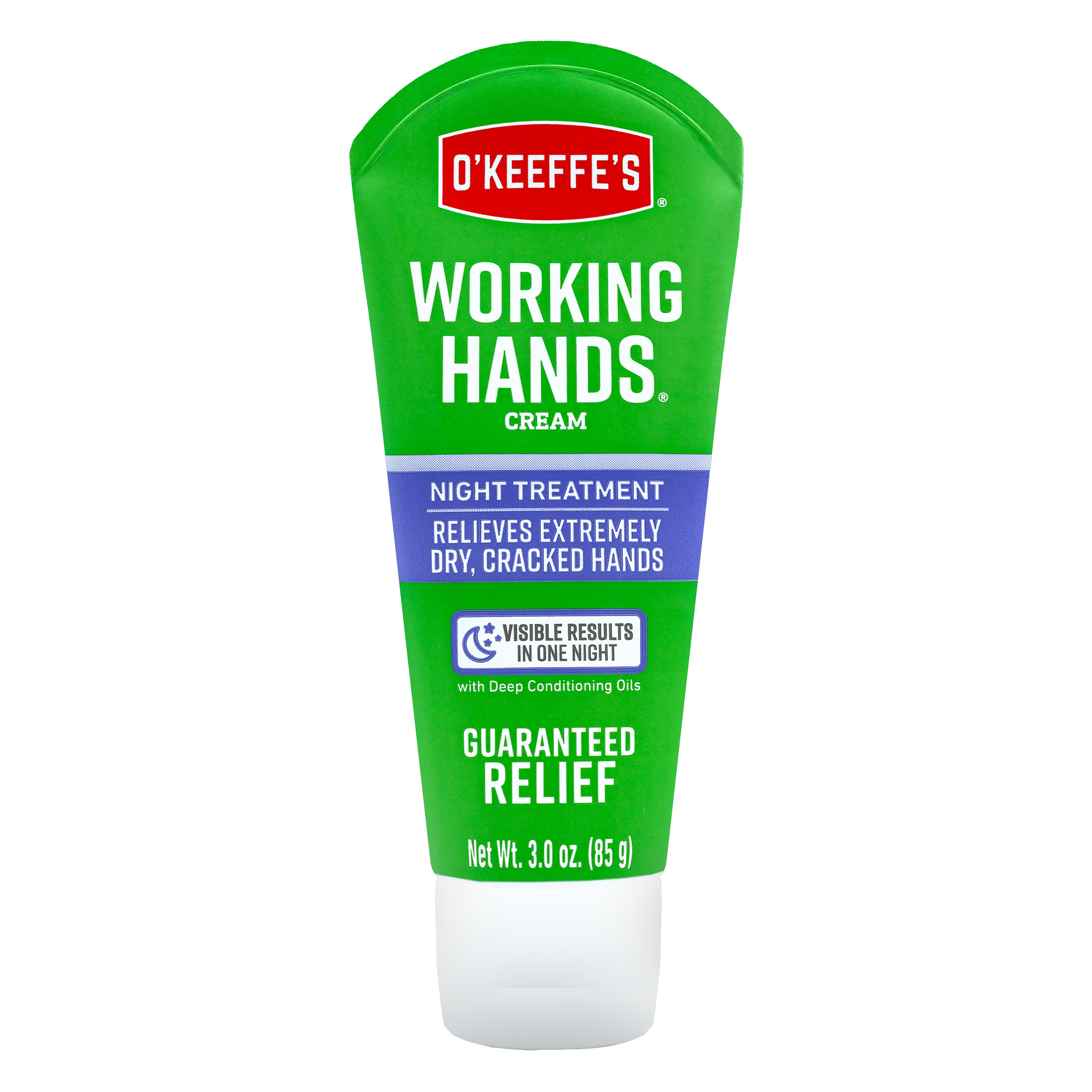 O'Keeffe's Working Hands Night Treatment Hand Cream, 3 Ounce Tube O'Keeffe's