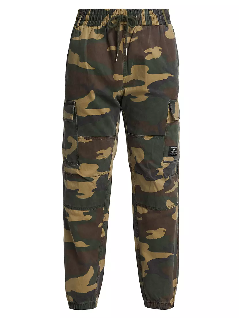 Мужские Джоггеры Alpha Industries Camouflage Cotton Alpha Industries