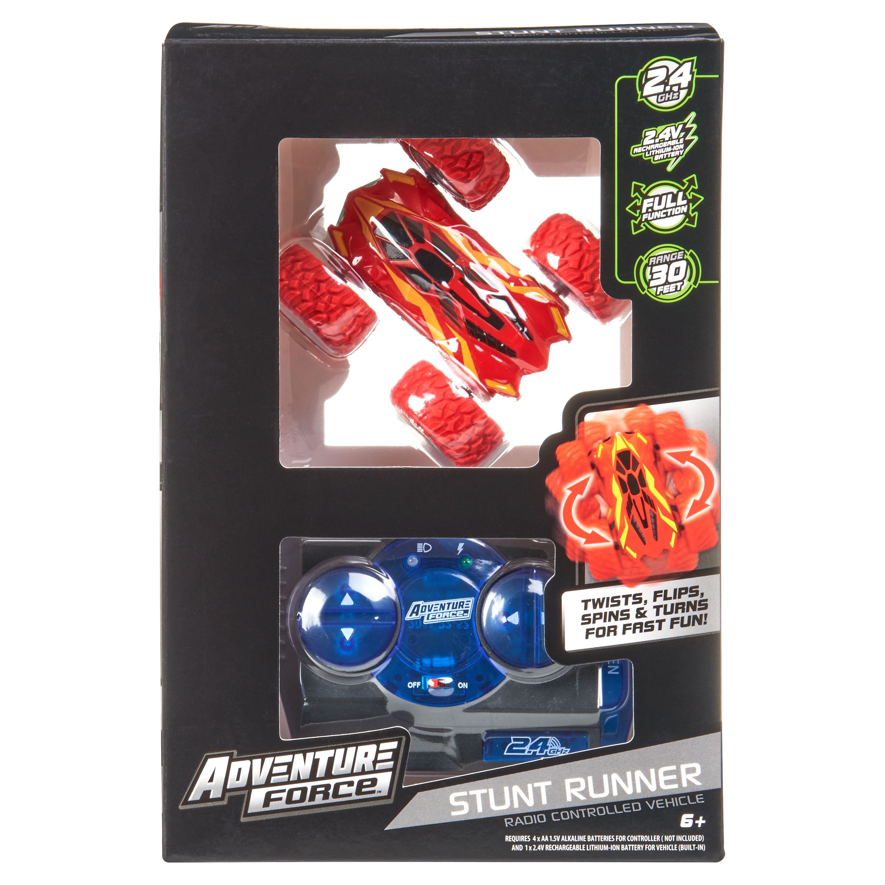 Adventure Force Stunt Runner Red, RC Vehicle Adventure Force