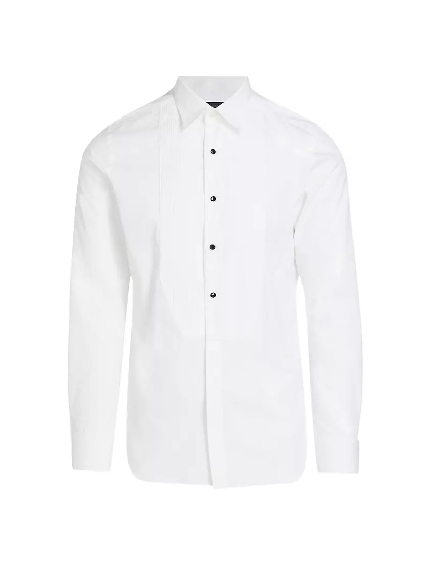 Мужская Классическая рубашка Saks Fifth Avenue Bib Tuxedo Saks Fifth Avenue