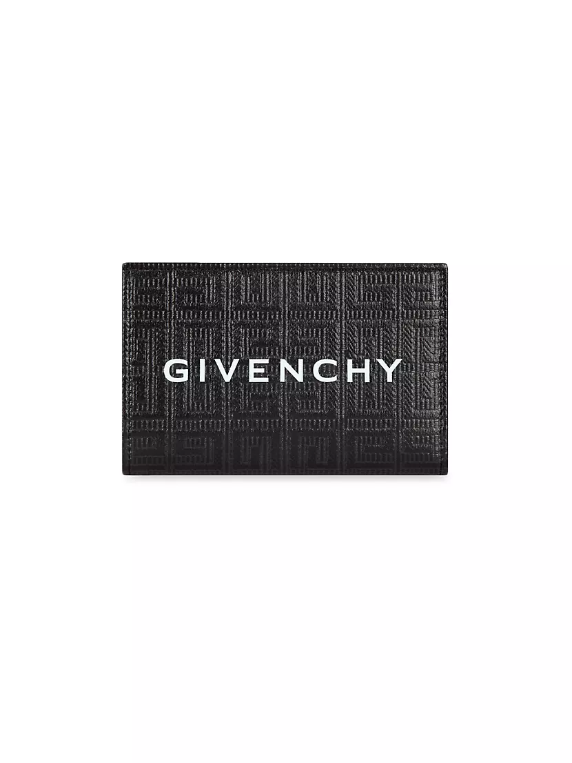 G Cut Bifold Wallet in 4G Coated Canvas and Leather Givenchy