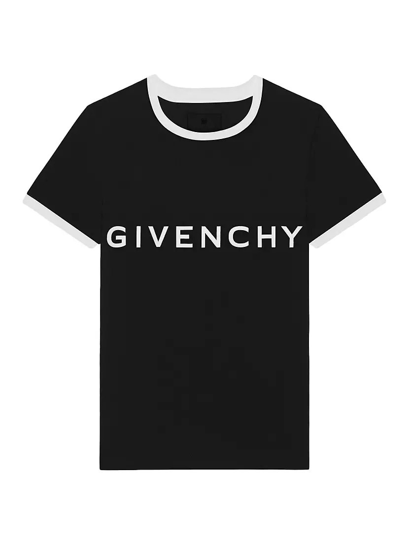 Футболка Givenchy из хлопка Slim Fit Archetype с короткими рукавами Givenchy