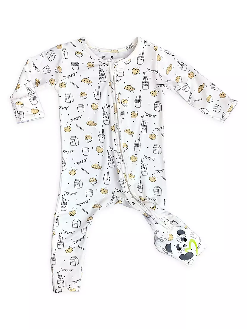 Детский Ромпер Bellabu Bear Milk And Cookies Print Convertible Bellabu Bear