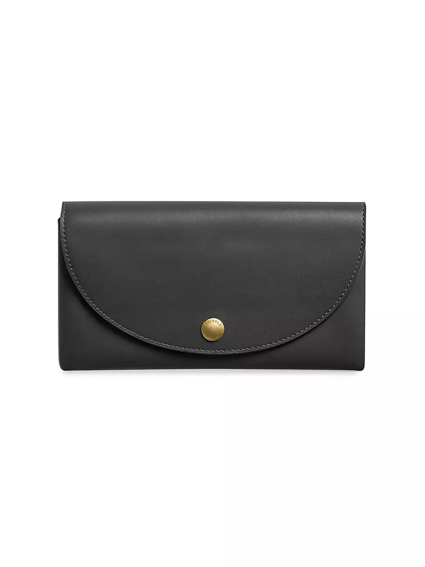 Birdy Large Leather Snap Wallet Shinola