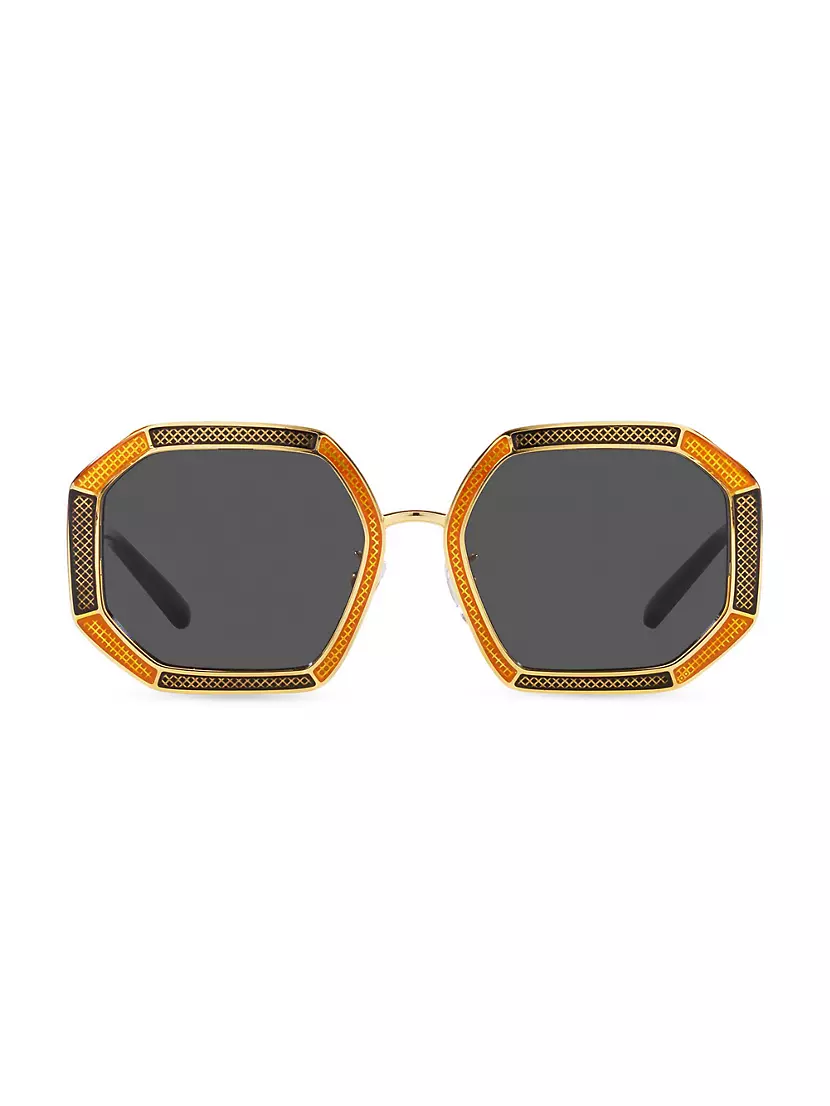 Солнцезащитные очки Tory Burch 52MM Геометрические Tory Burch