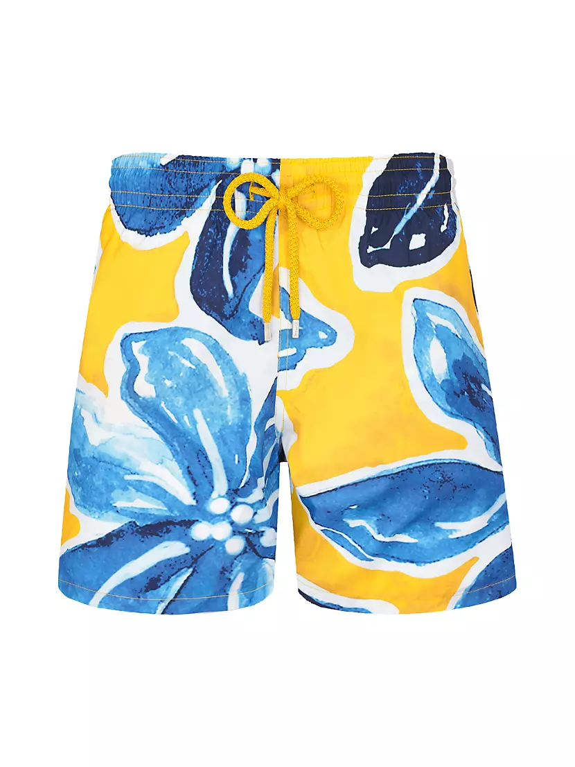 Raiatea Painterly Floral Swim Shorts Vilebrequin