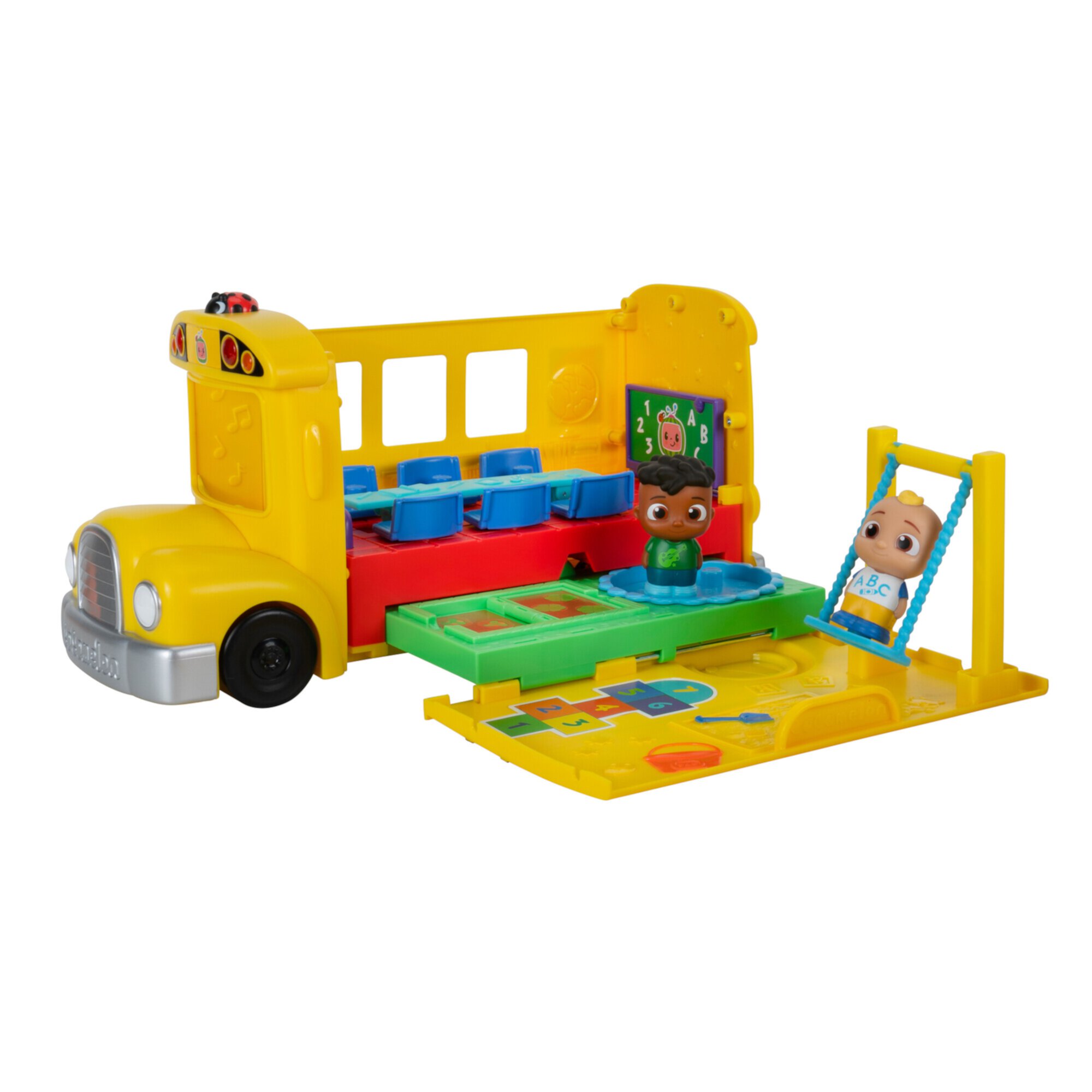 CoComelon Transforming School Time Bus with Lights and Sounds Vehicle Playset Toddler Toys CoComelon