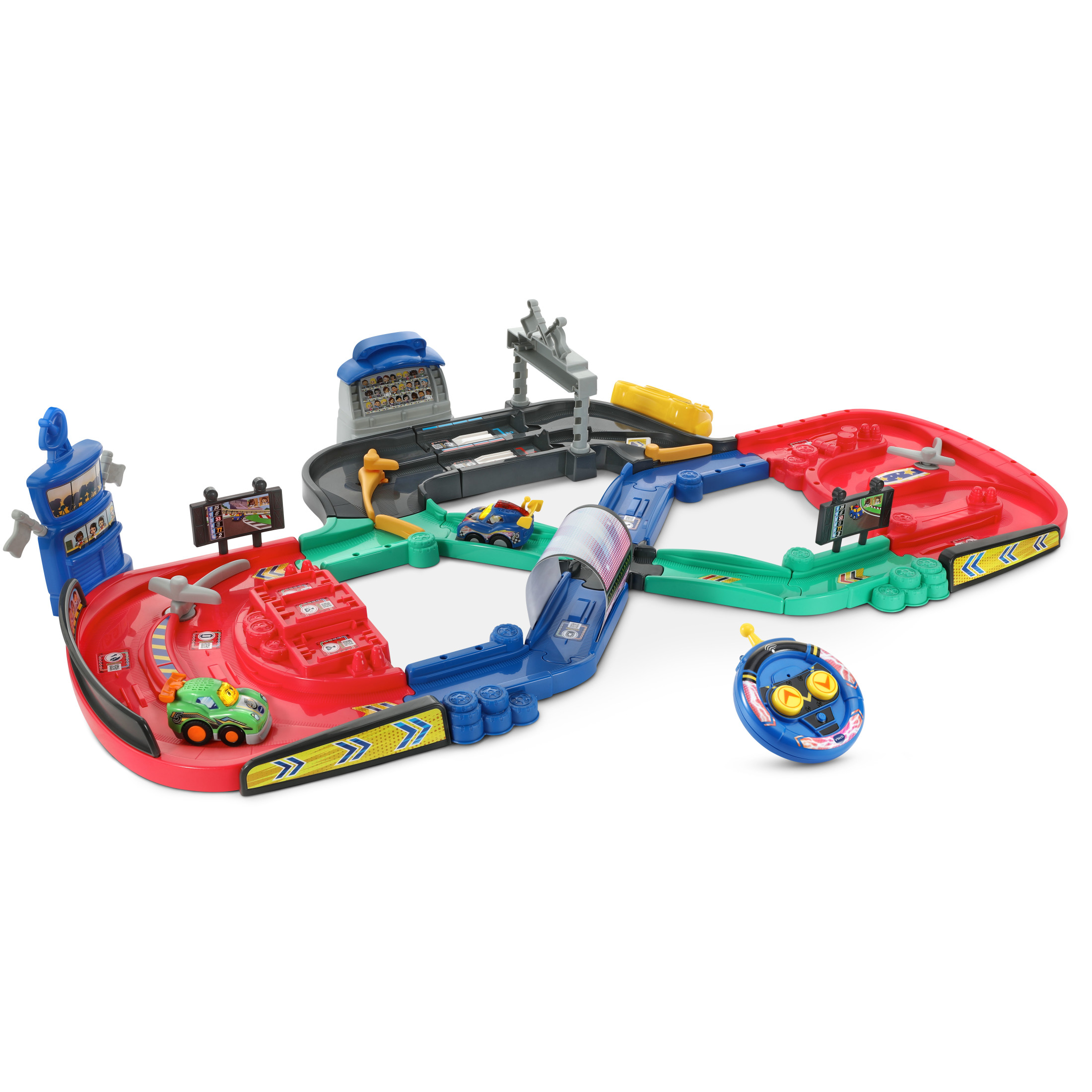 VTech Go! Go! Smart Wheels Motorized Track Set Play Cars with Accessories, Baby and Toddler Toys Visit the VTech Store