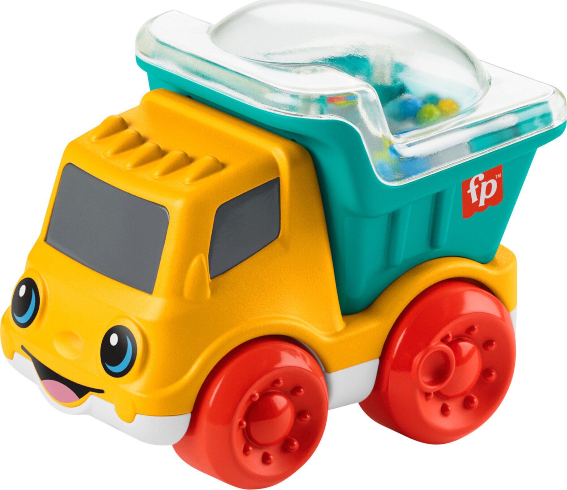 Fisher-Price Poppity Pop Dump Truck Push-Along Toy Ball Popper Vehicle for Infants Fisher-Price