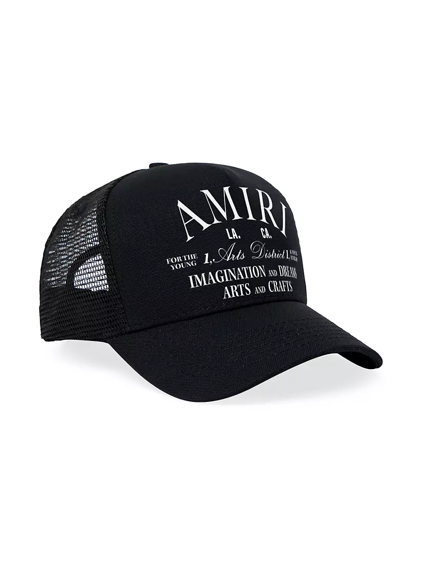 Бейсболка Amiri Arts District Logo Trucker Hat Amiri