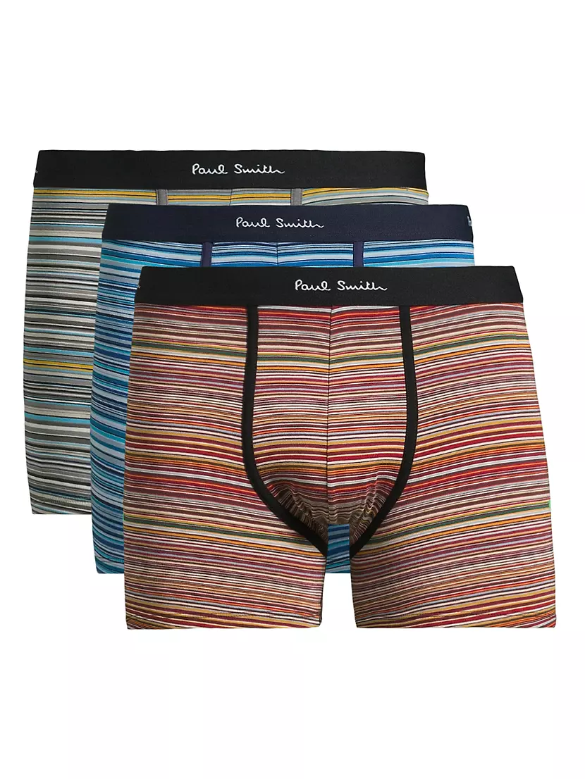 Мужские Боксеры Paul Smith Long Sign Trunk 3-Pack Paul Smith